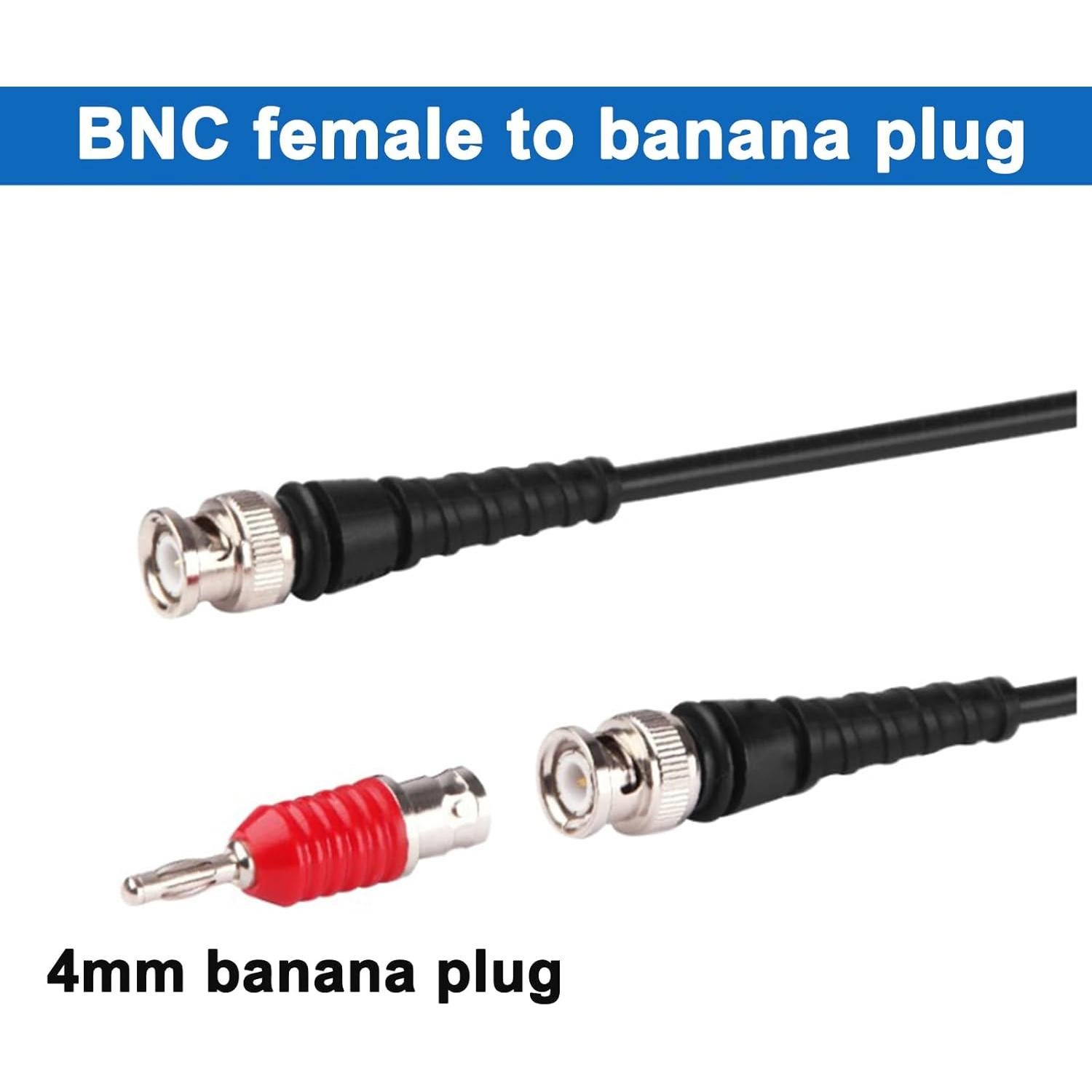 Adaptador BNC hembra a conector banana 4mm Onelinkmore - Paquete de 2