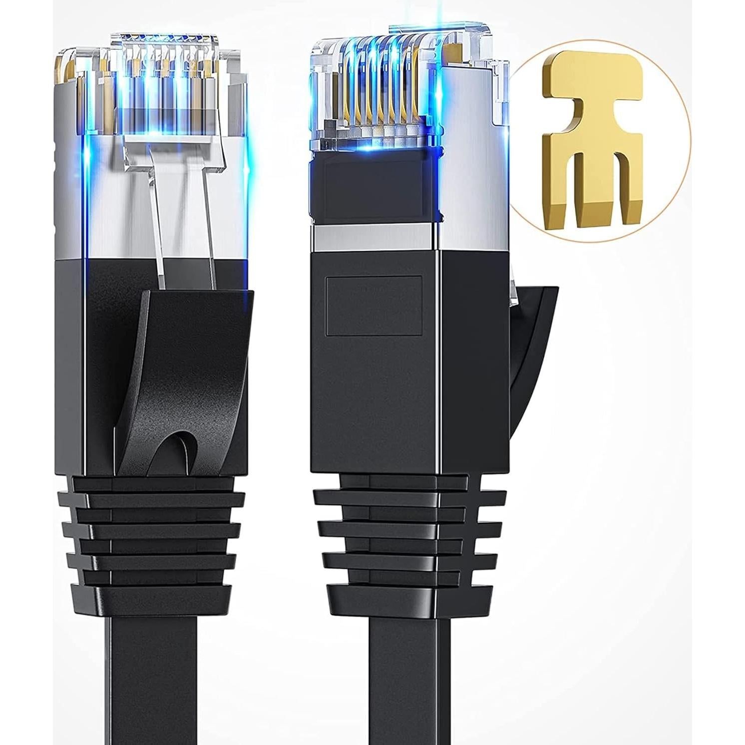 Cable Ethernet Cat 6 Ximeges 1.83m Paquete de 2 Alta Velocidad