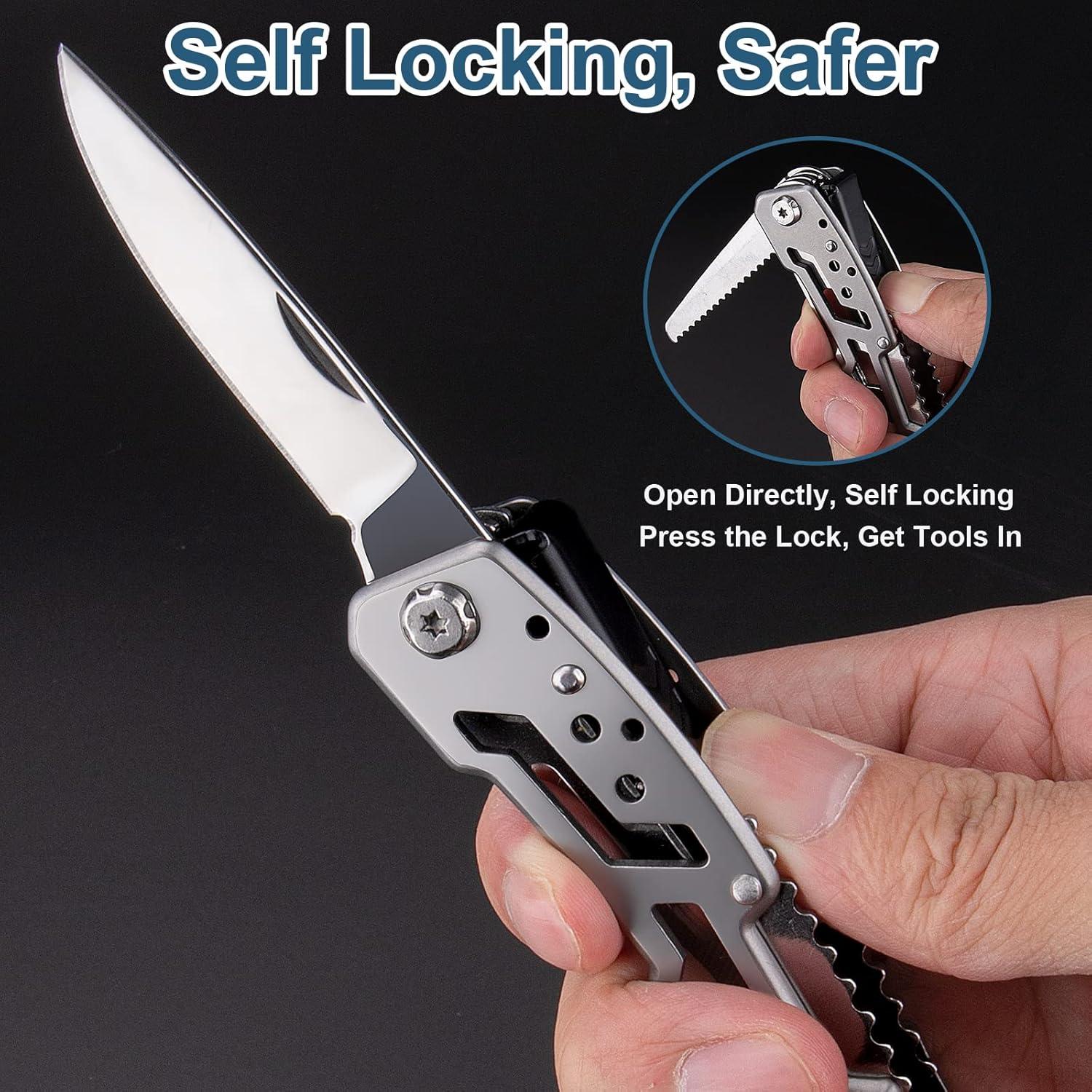 Alicate Multiherramienta 15 en 1 Bovgero Acero Inoxidable