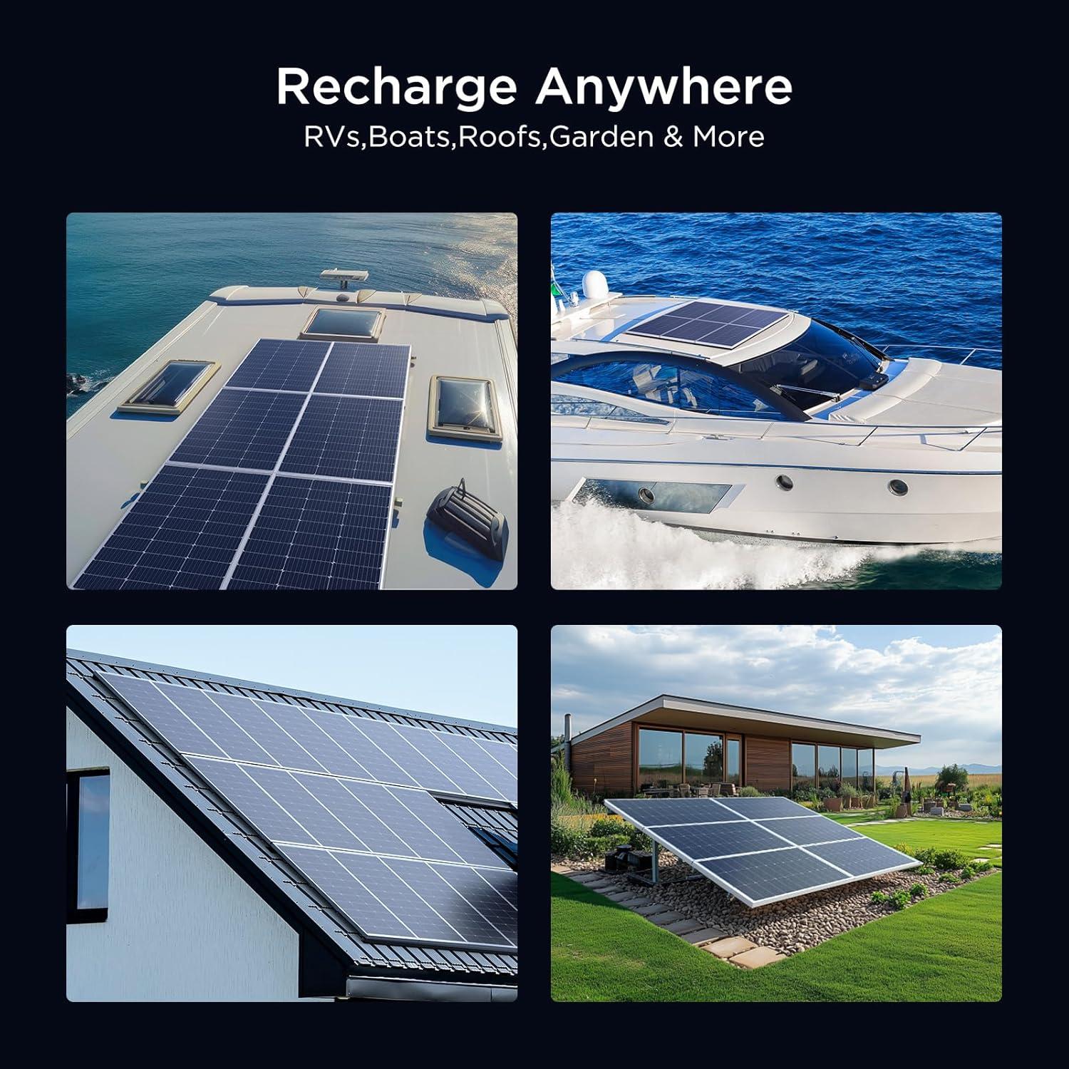 Panel Solar Monocristalino Callsun 100W 12V Alta Eficiencia