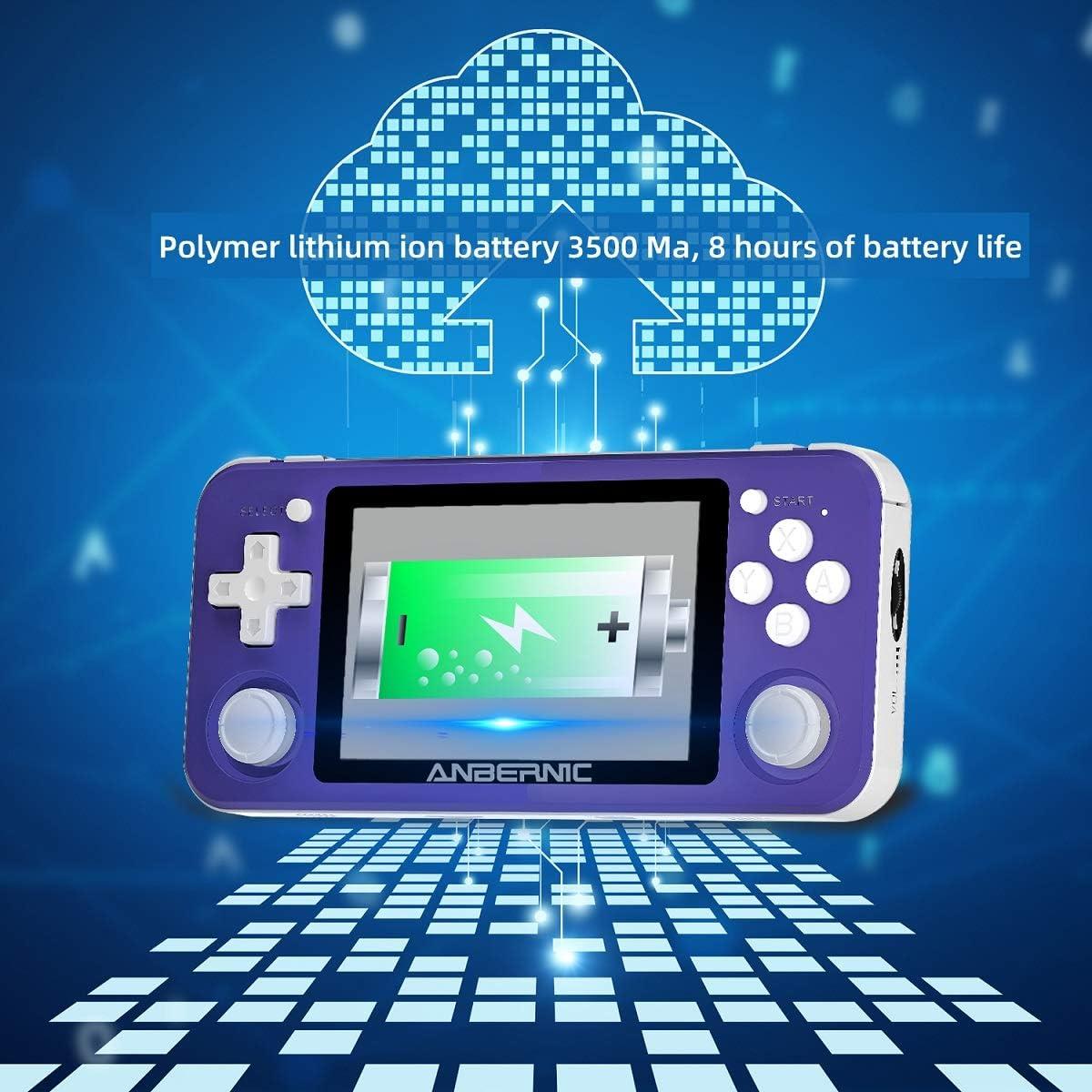 Consola de Juegos Portátil RG351P 3.5" IPS 64GB 2500 Juegos