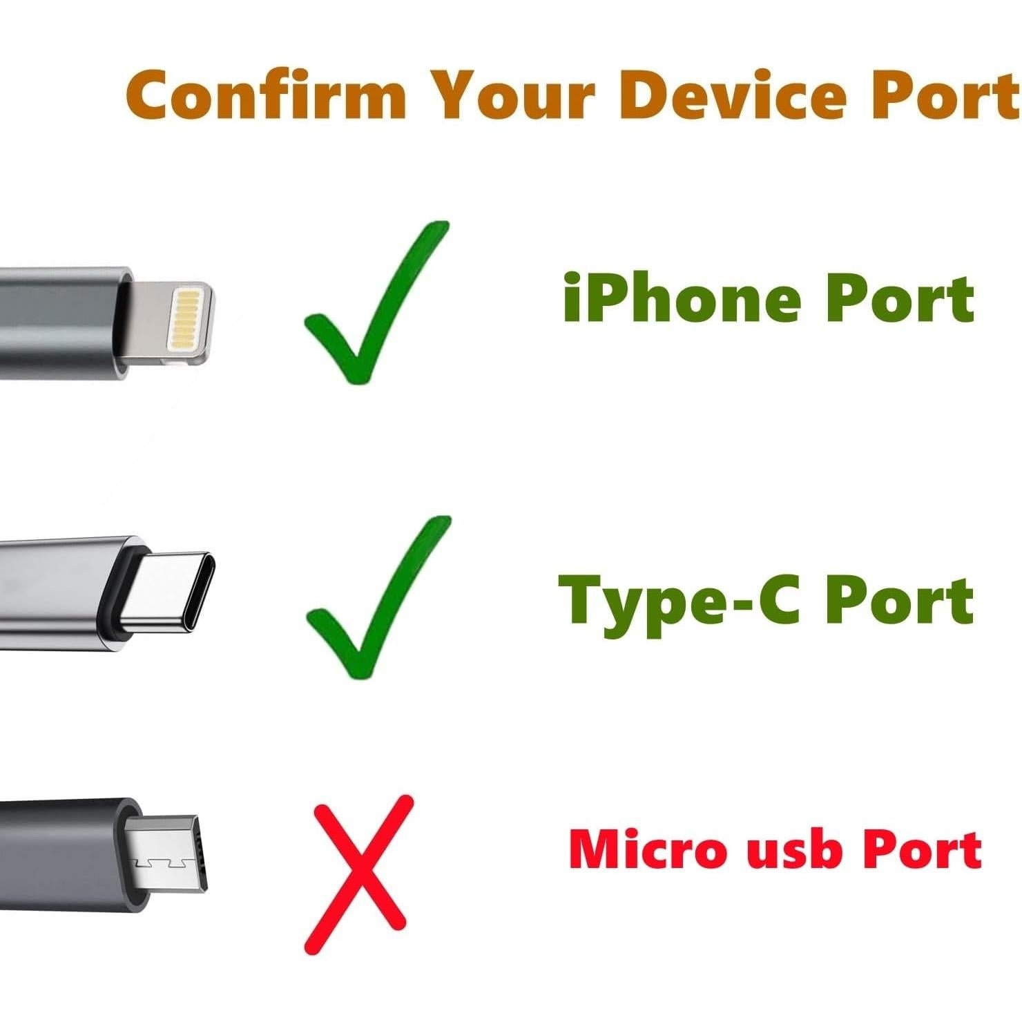 Paquete de 6 Ventiladores Mini USB YUNLOVXEE para iPhone y Android