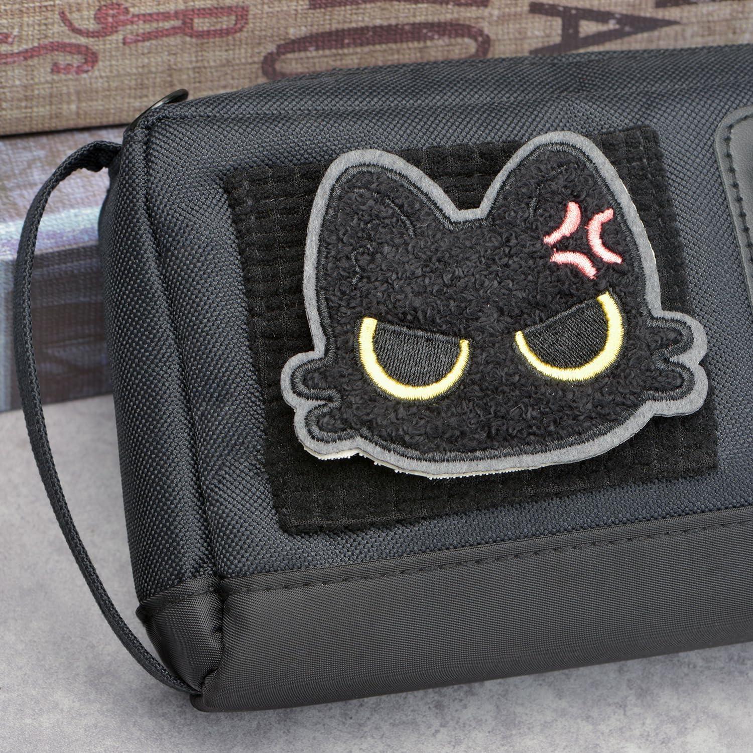 Estuche de Lápices Lanxivi Gato Adorable Negro 20x11cm