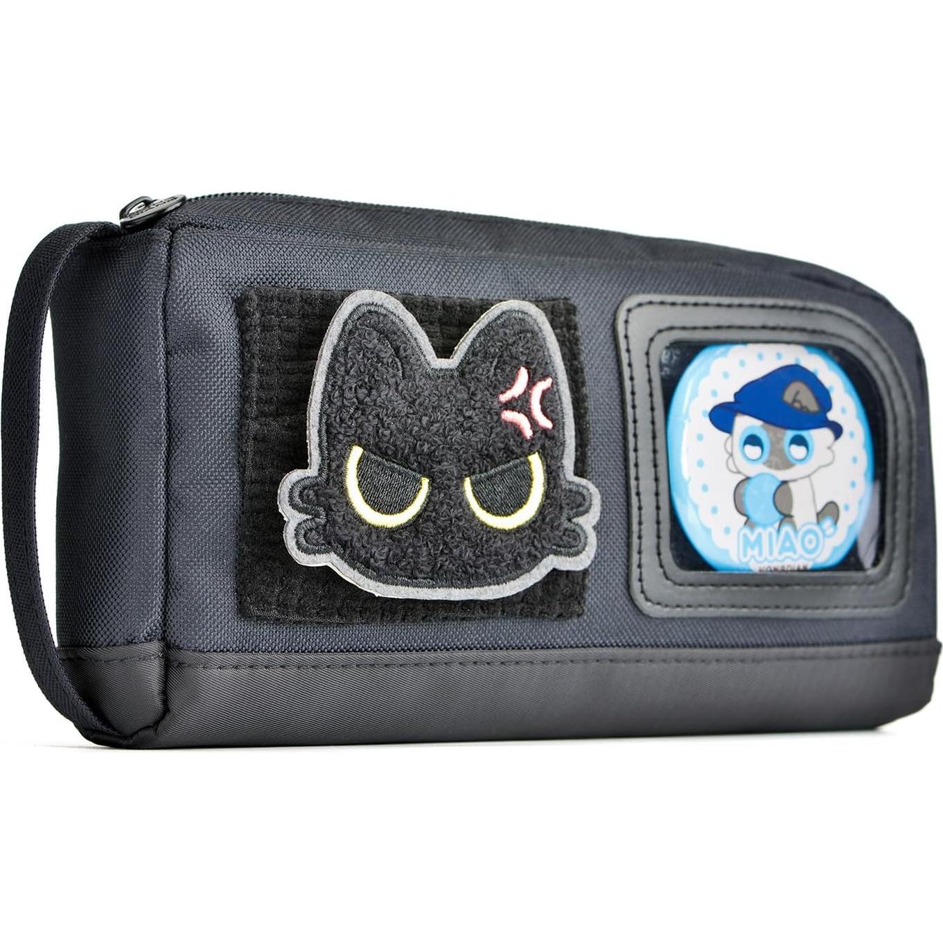 Estuche de Lápices Lanxivi Gato Adorable Negro 20x11cm