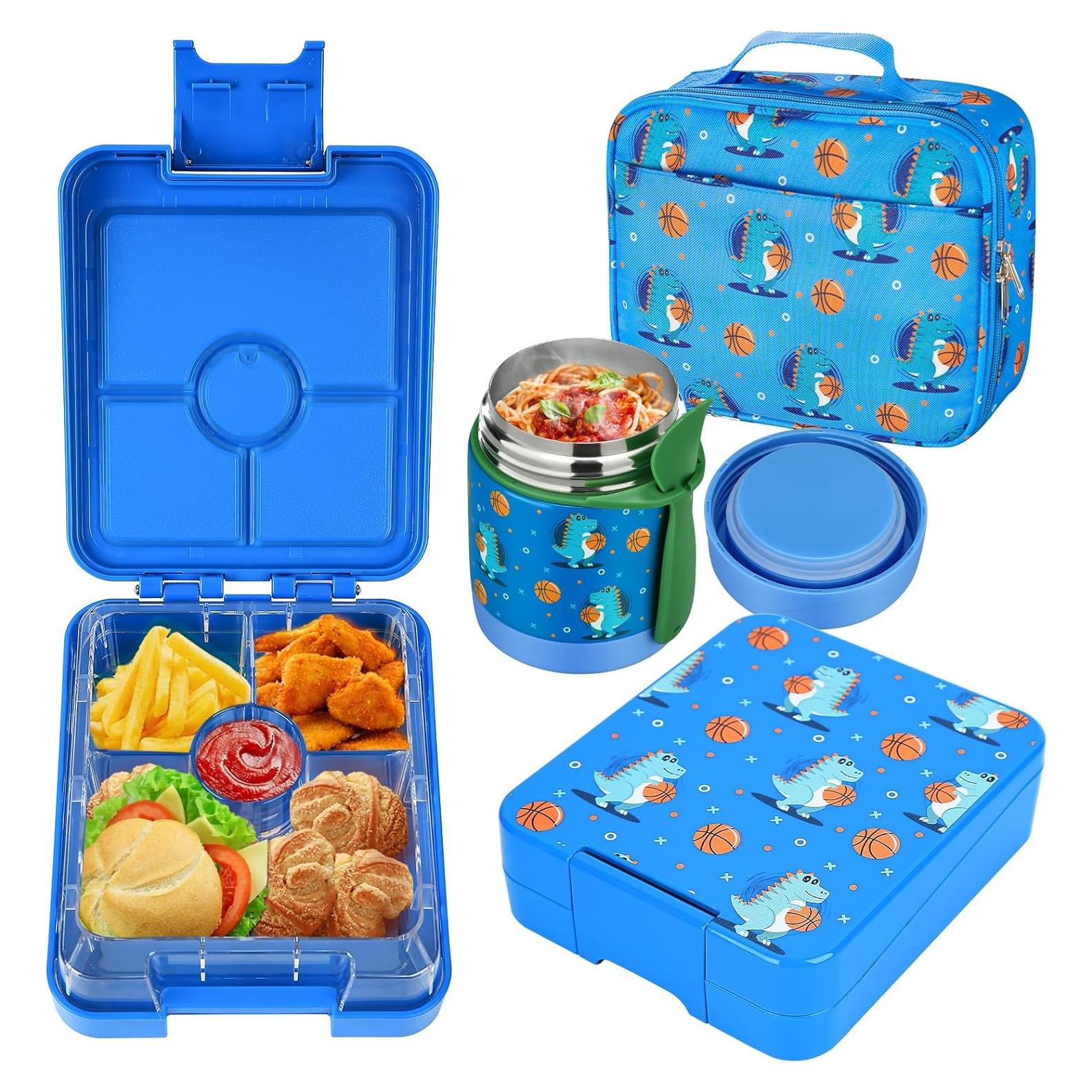 Juego de Caja de Almuerzo Bento Howeemo con Termo 300ml