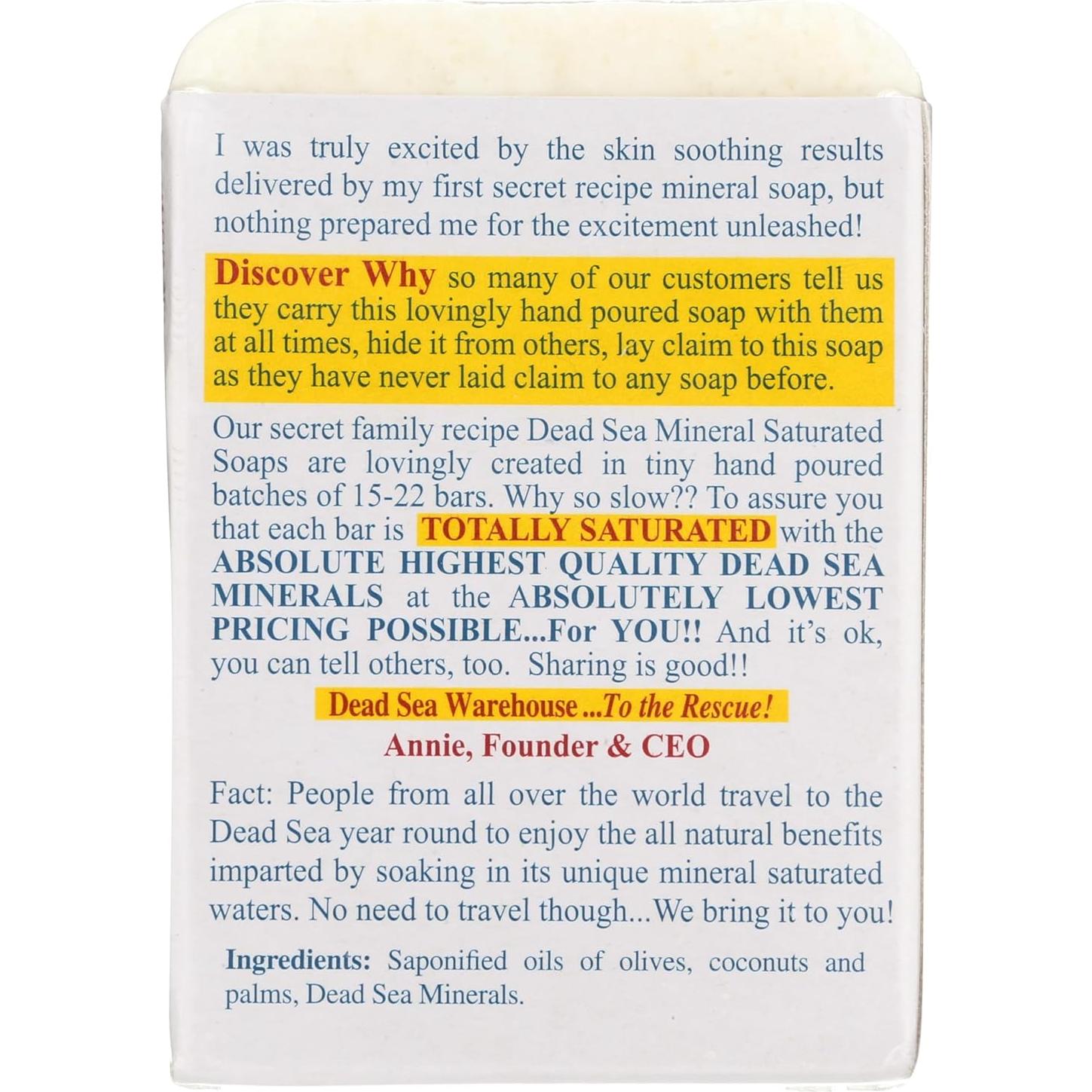 Jabón Mineral Hidratante Almacén del Mar Muerto 99.22 g