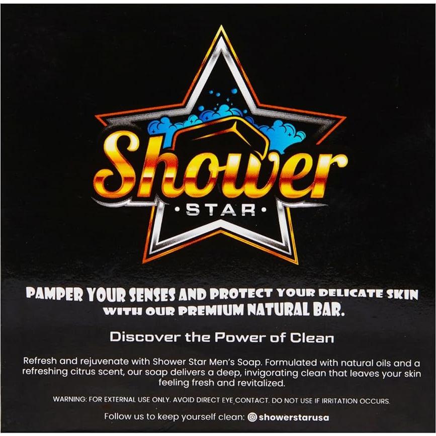 Jabón de Barra Hidratante para Hombres Shower Star 142g