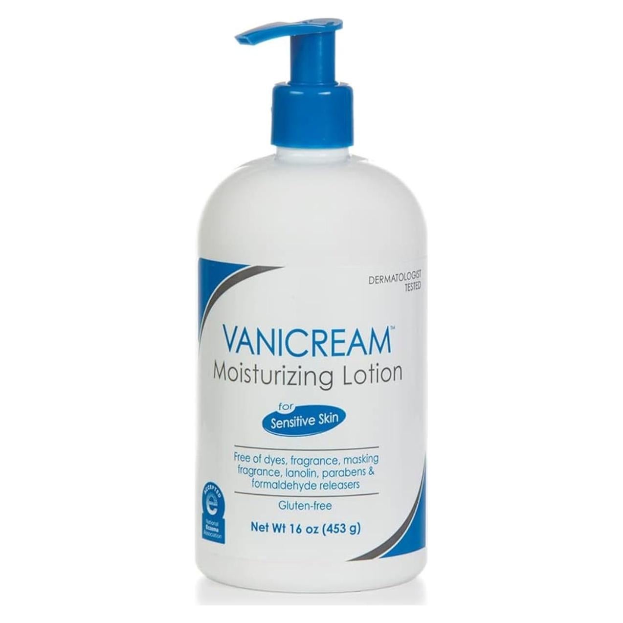 Loción Hidratante Vanicream 473ml con Bomba - Piel Sensible