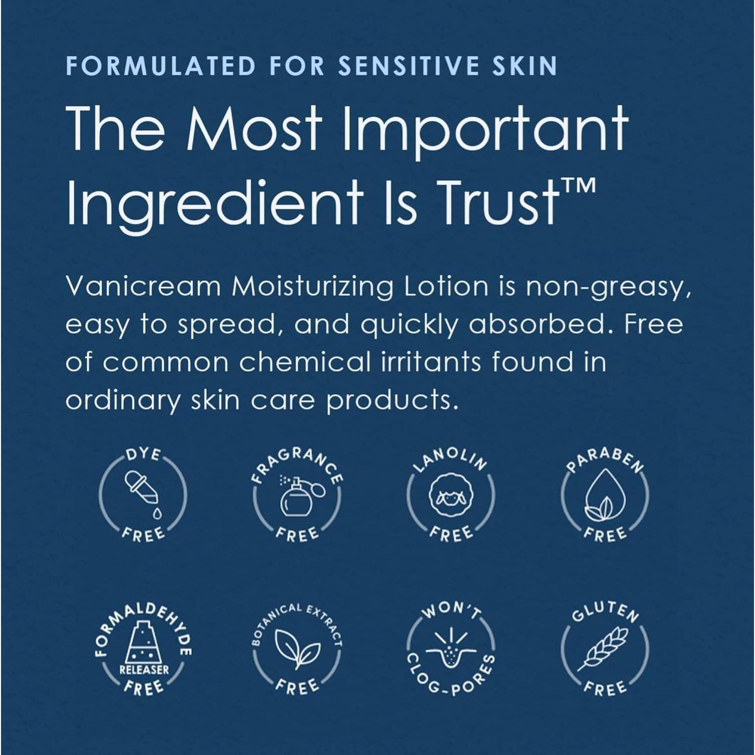 Loción Hidratante Vanicream 473ml con Bomba - Piel Sensible