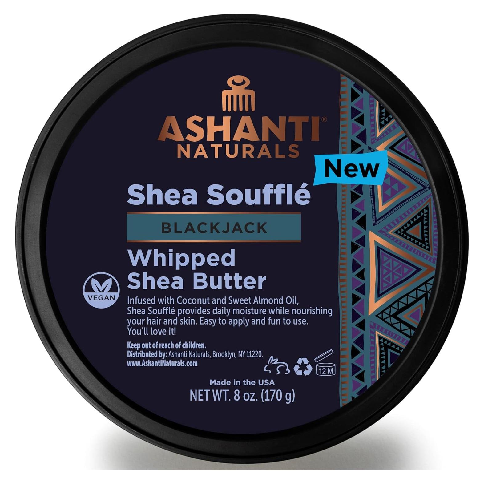 Manteca de Karité Ashanti Naturals 226.8 g Soufflé Blackjack