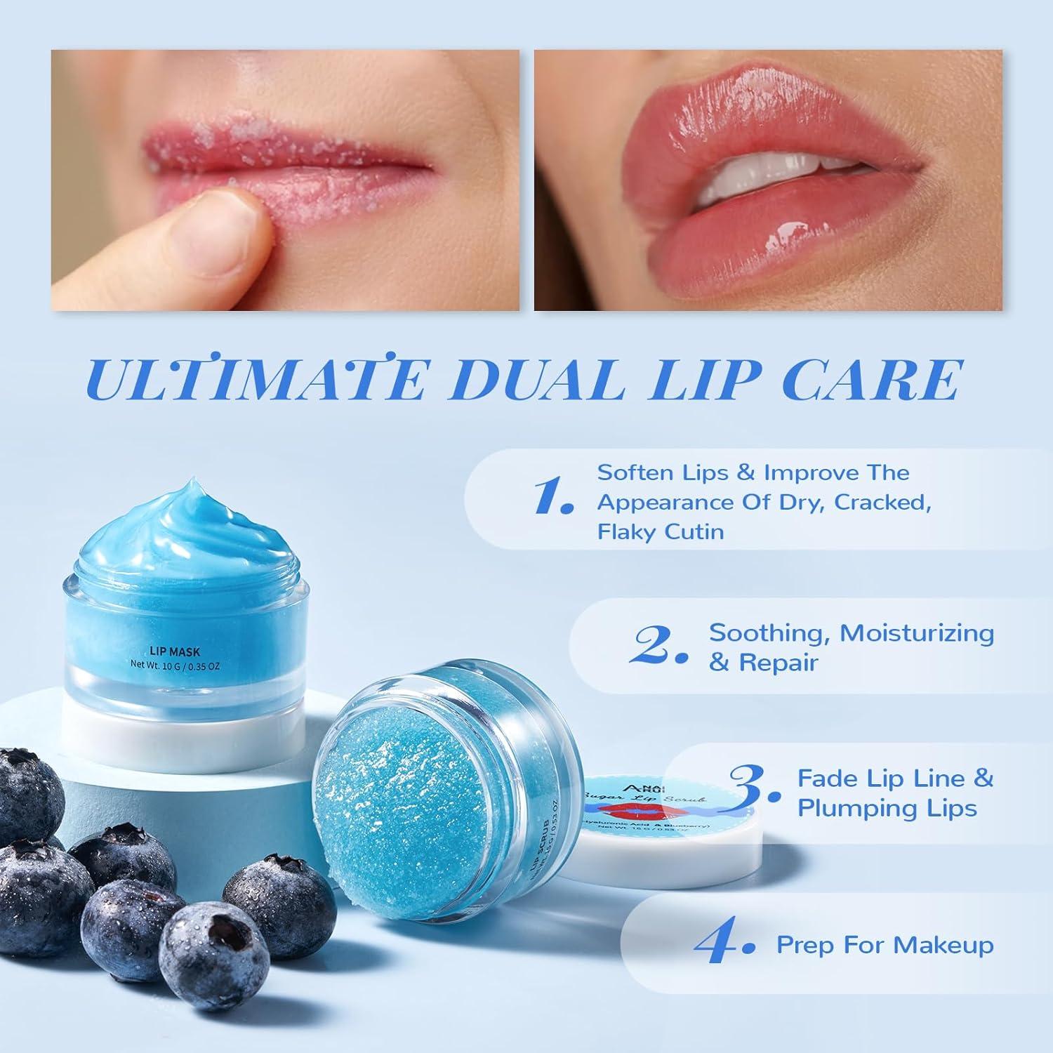 Conjunto de Cuidado Labial ANAI RUI - Exfoliante y Mascarilla