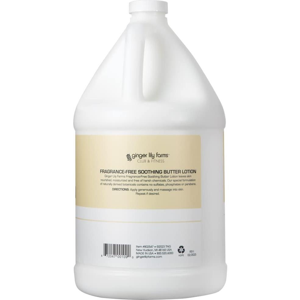 Loción Corporal Calmante Ginger Lily Farms 1 Galón Vegana