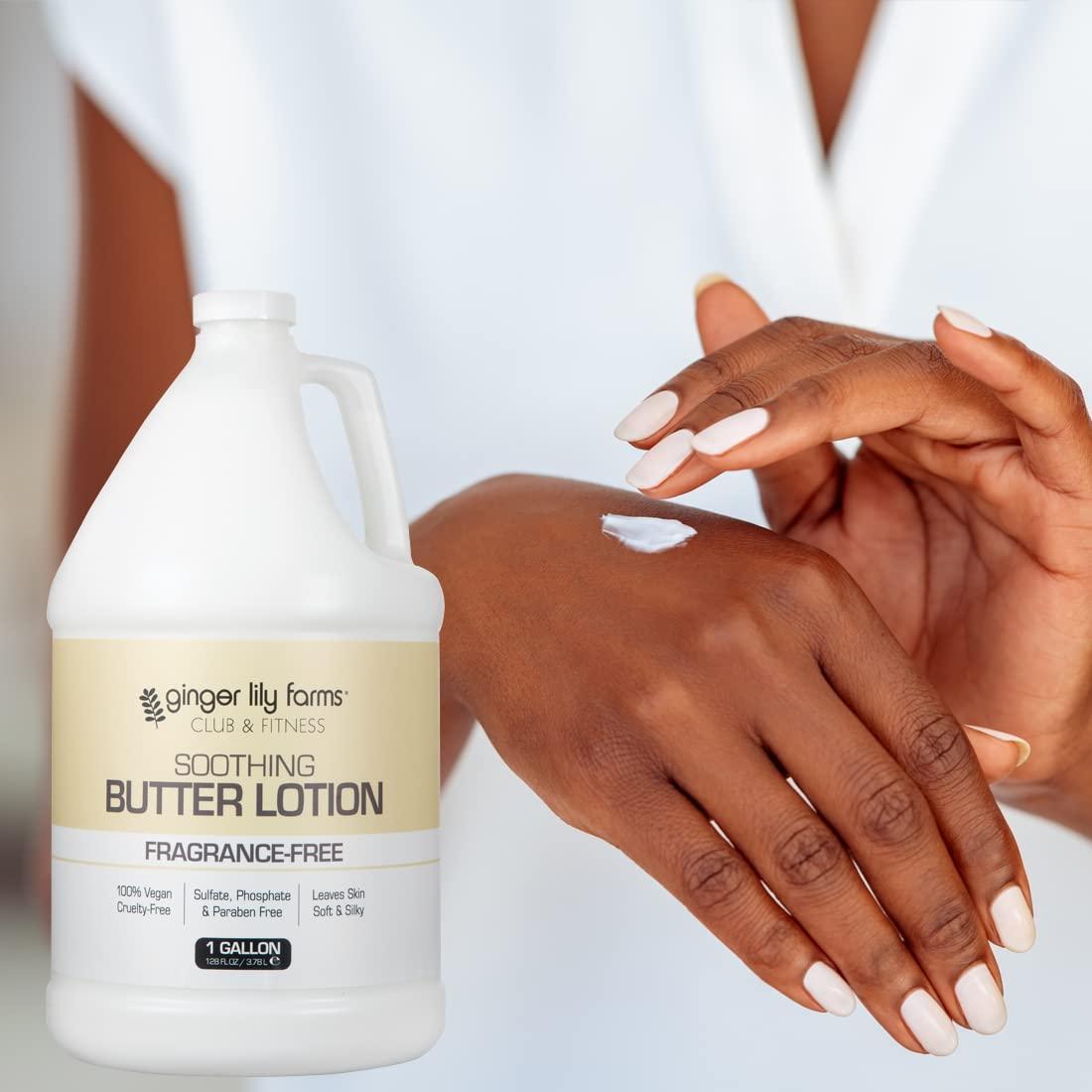 Loción Corporal Calmante Ginger Lily Farms 1 Galón Vegana