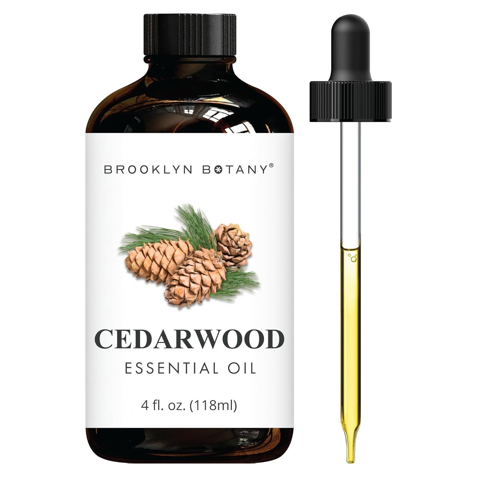 Aceite Esencial de Madera de Cedro Brooklyn Botany 118 ml - 100% Puro