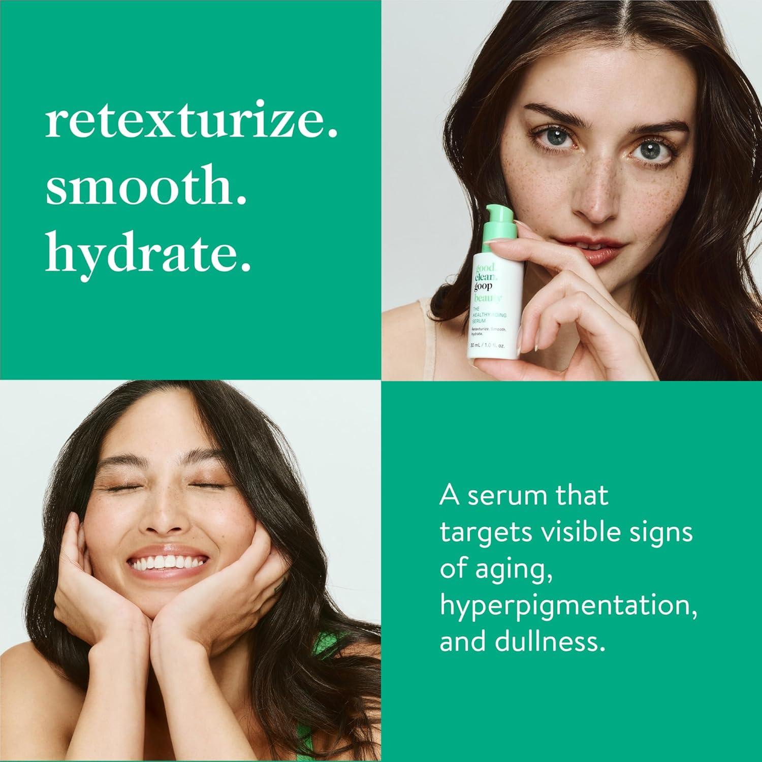 Suero Facial Antienvejecimiento goop 29.57 ml | Ácido Tranexámico y Shikímico