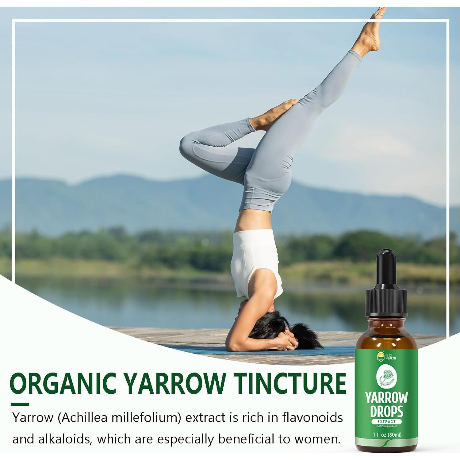 Tintura de Milenrama Orgánica KingHealth 29.57 ml Vegana