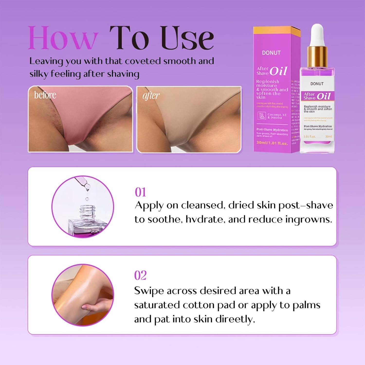 Aceite After Shave SEWOG Donut 117g - Hidratante y Calmante