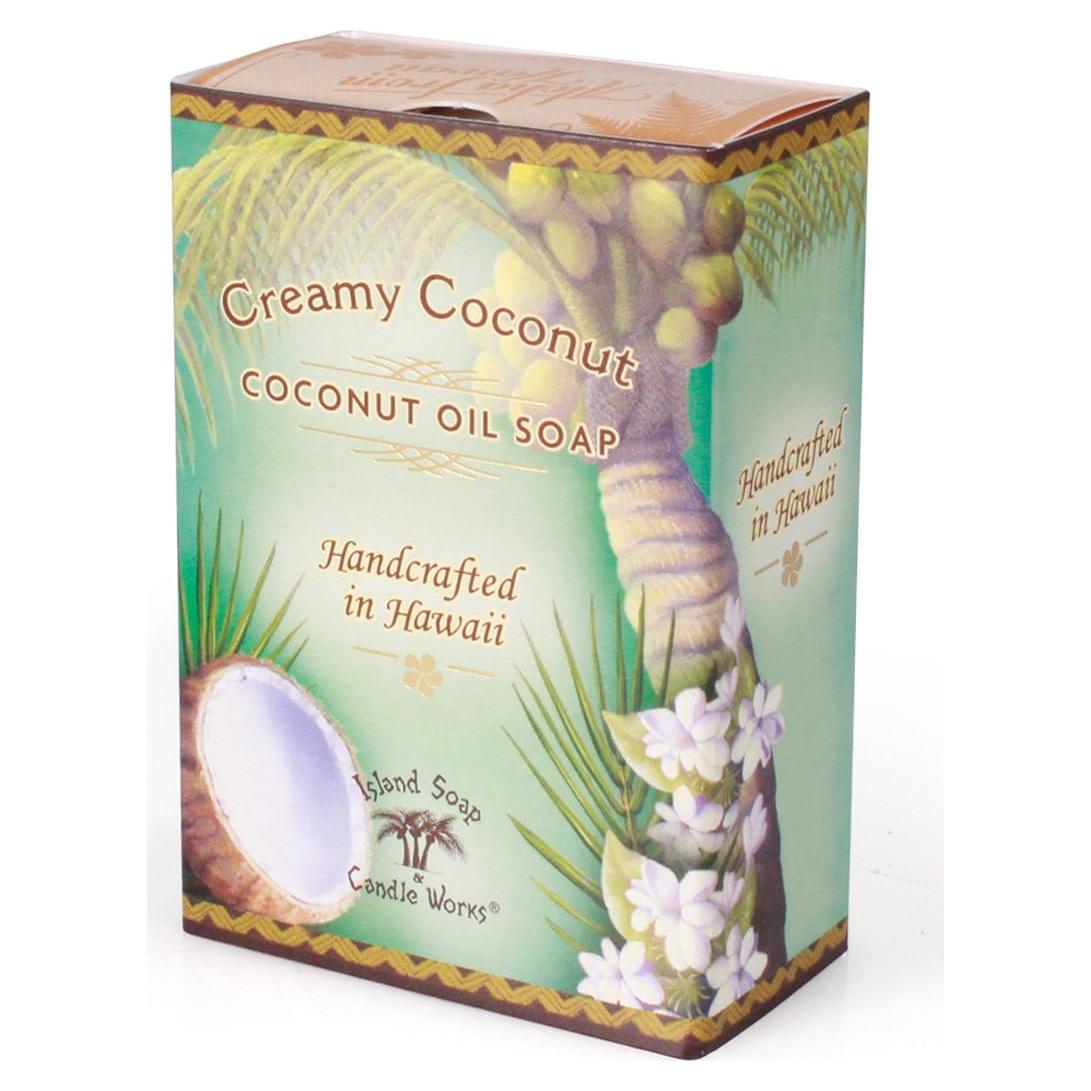 Jabón Artesanal de Coco Island Soap 56.7 g Hecho en Hawái