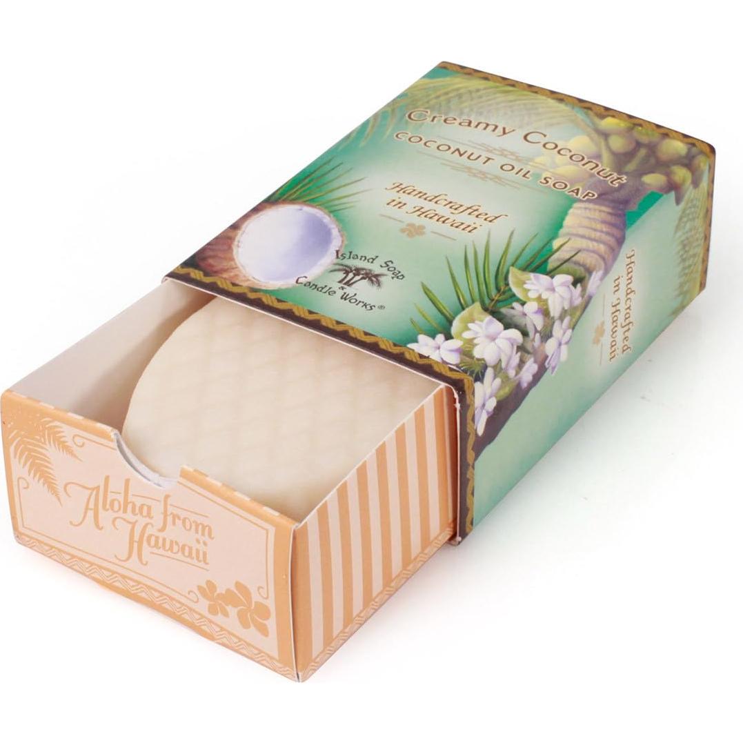 Jabón Artesanal de Coco Island Soap 56.7 g Hecho en Hawái