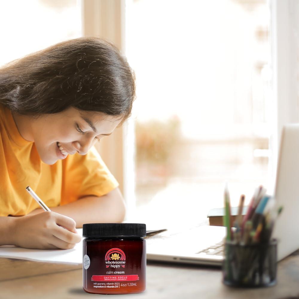 Crema Calmante Wholesome Hippy 100% Natural 113g - Magnesio y Vitamina B12