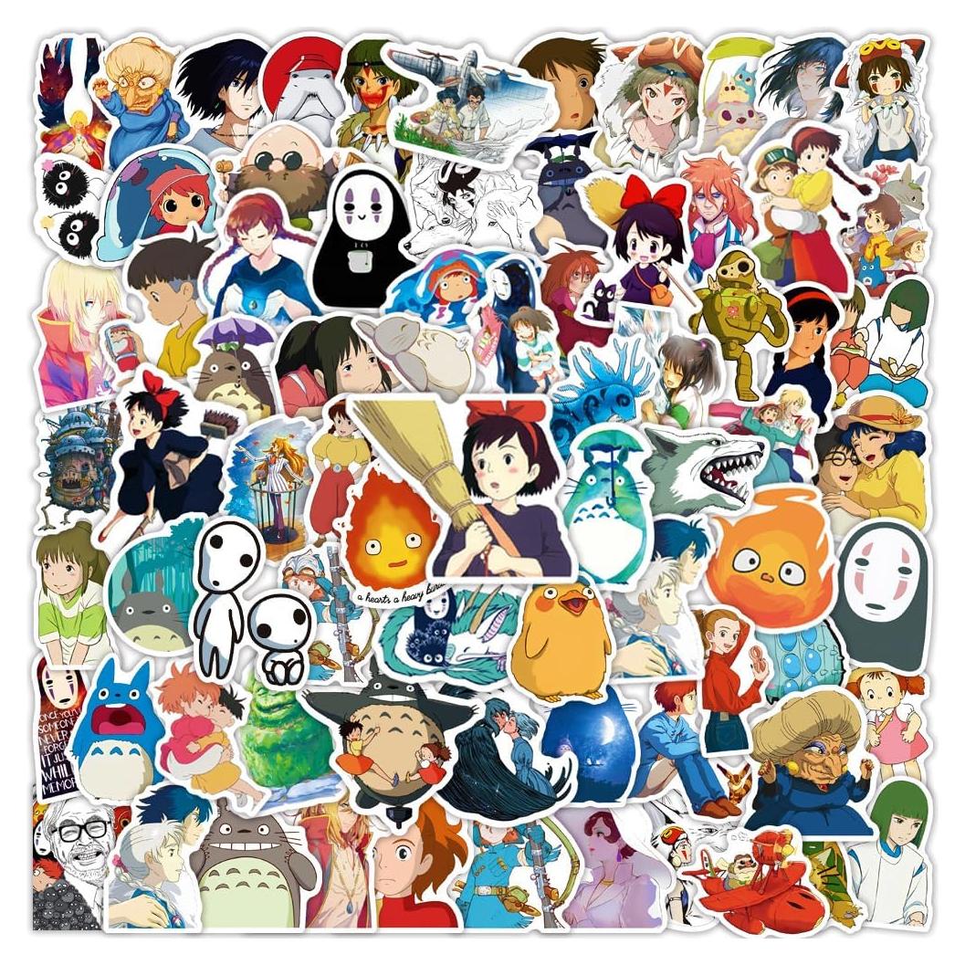 100 Stickers de Anime TaDadaPAO - Vinilo Impermeable