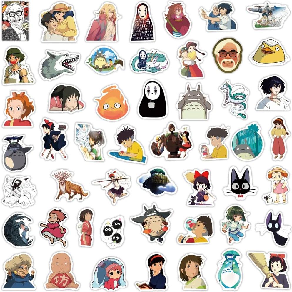 100 Stickers de Anime TaDadaPAO - Vinilo Impermeable