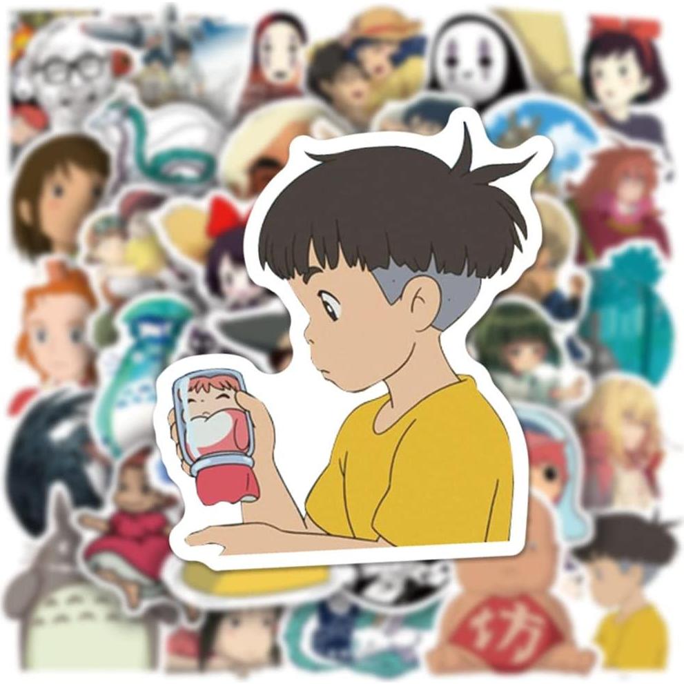 100 Stickers de Anime TaDadaPAO - Vinilo Impermeable