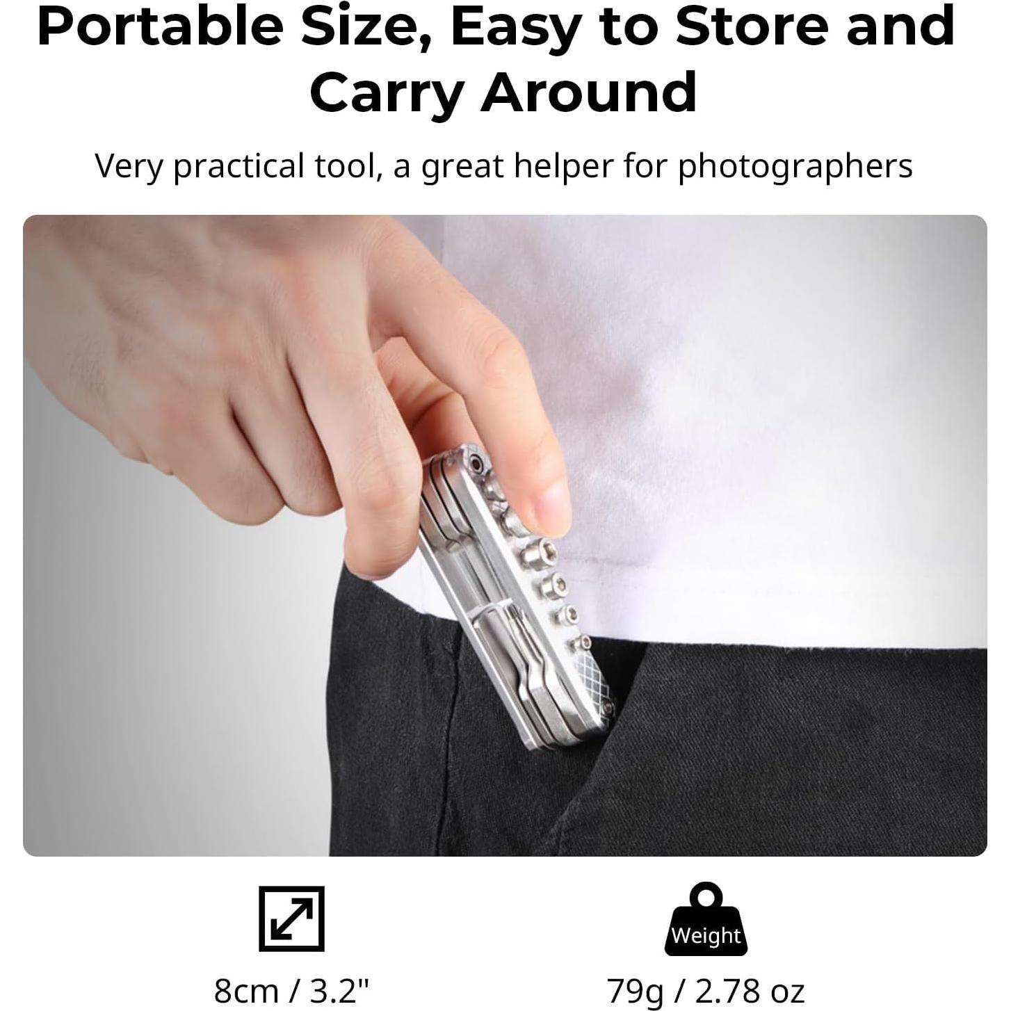 Juego de Herramientas Plegable SmallRig 7 en 1 Plata