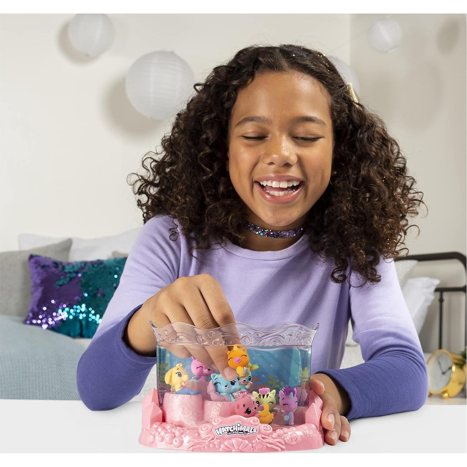 Acuario Mágico Hatchimals CollEGGtibles con 8 Personajes