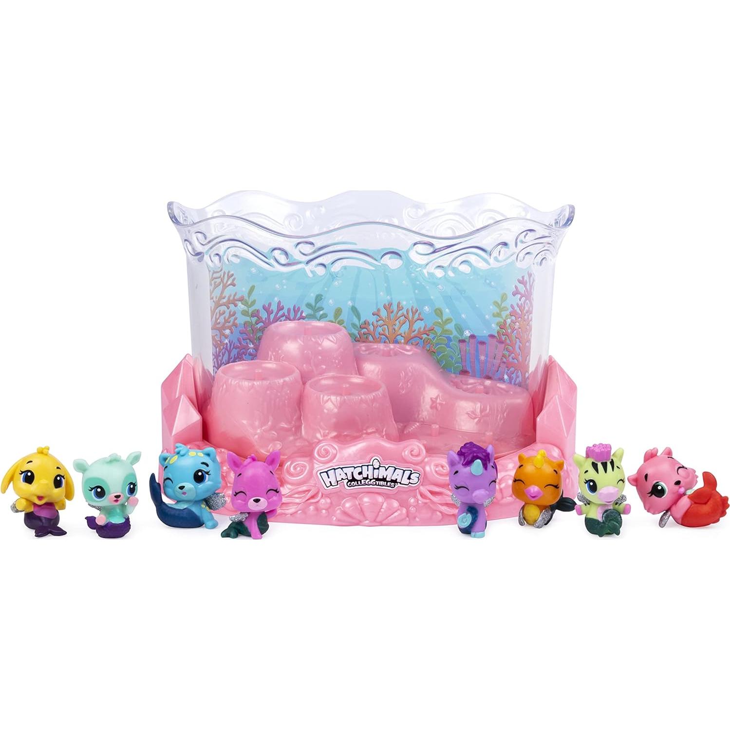 Acuario Mágico Hatchimals CollEGGtibles con 8 Personajes