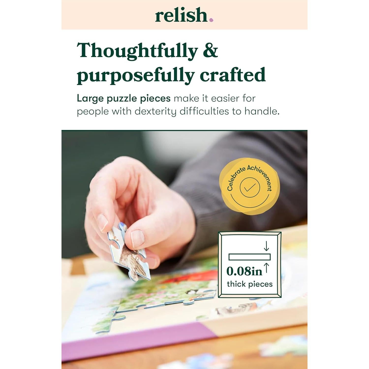 Rompecabezas Grande Relish 35 Piezas Bigotes de Gato