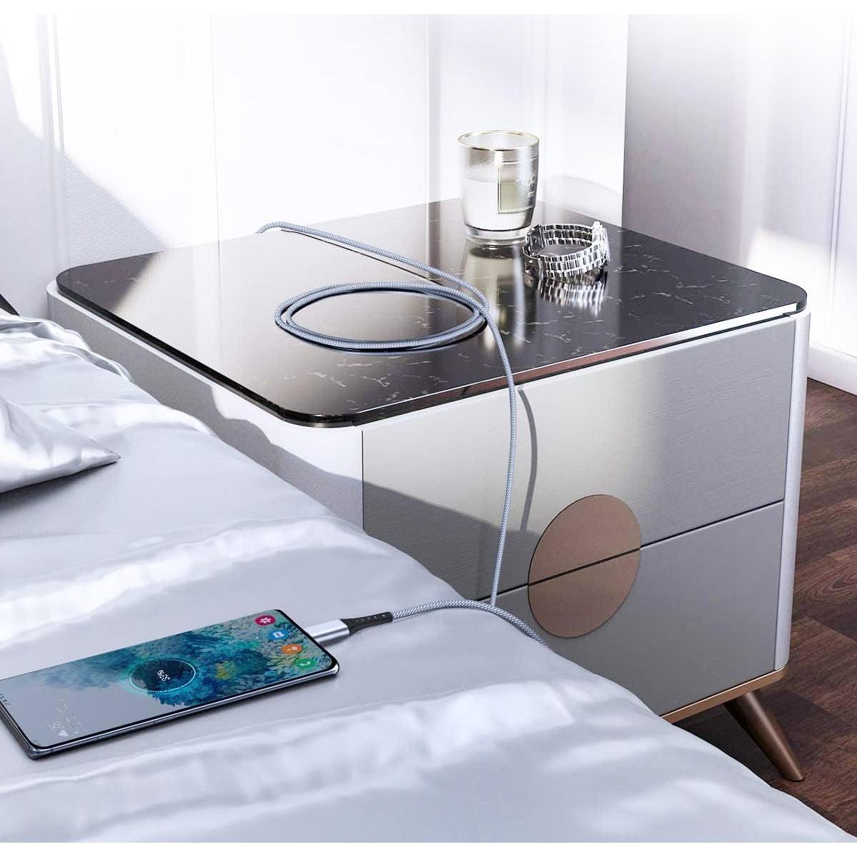 Cargador Rápido MFi DFLASHS - 3 Cables USB a Lightning 3FT