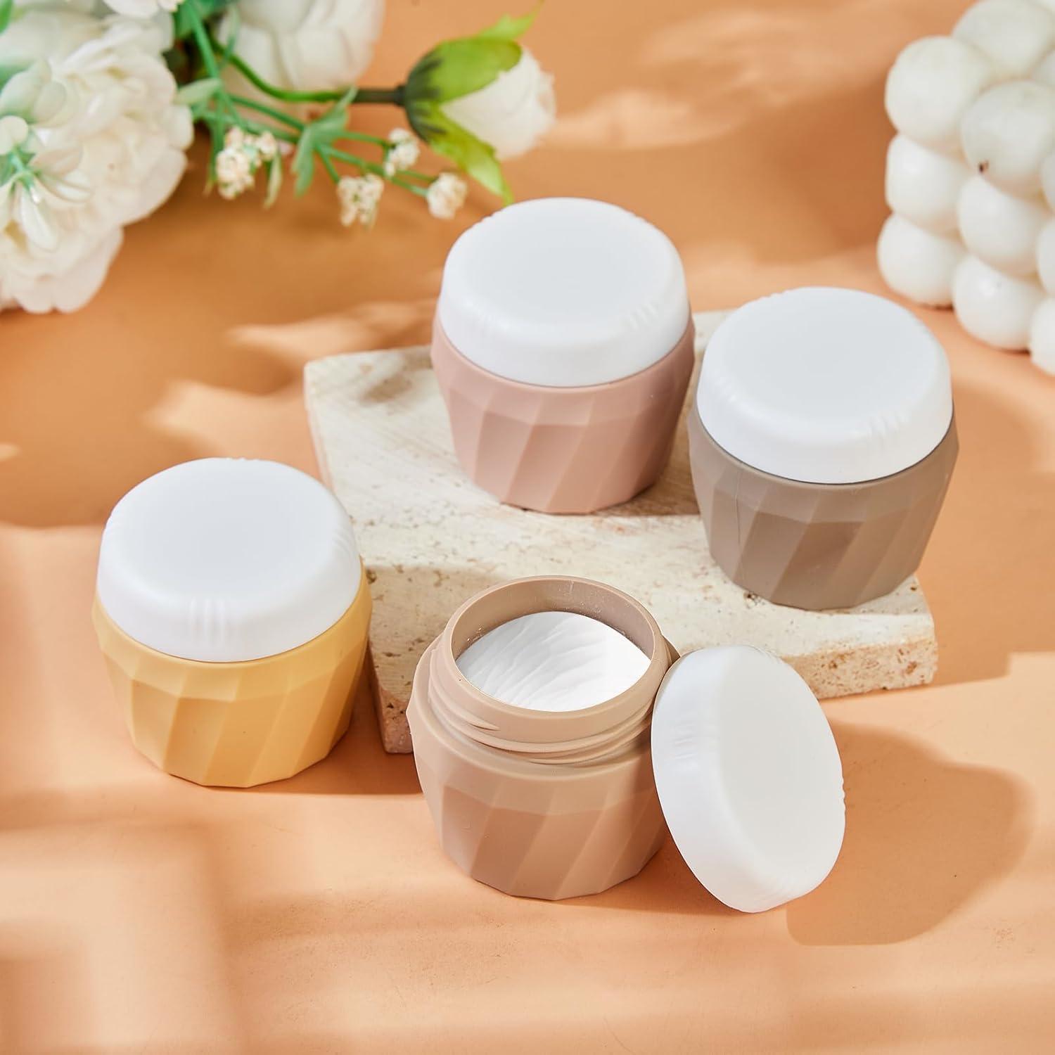 Contenedores de Viaje Silevoler 30ml Silicona A Prueba de Fugas