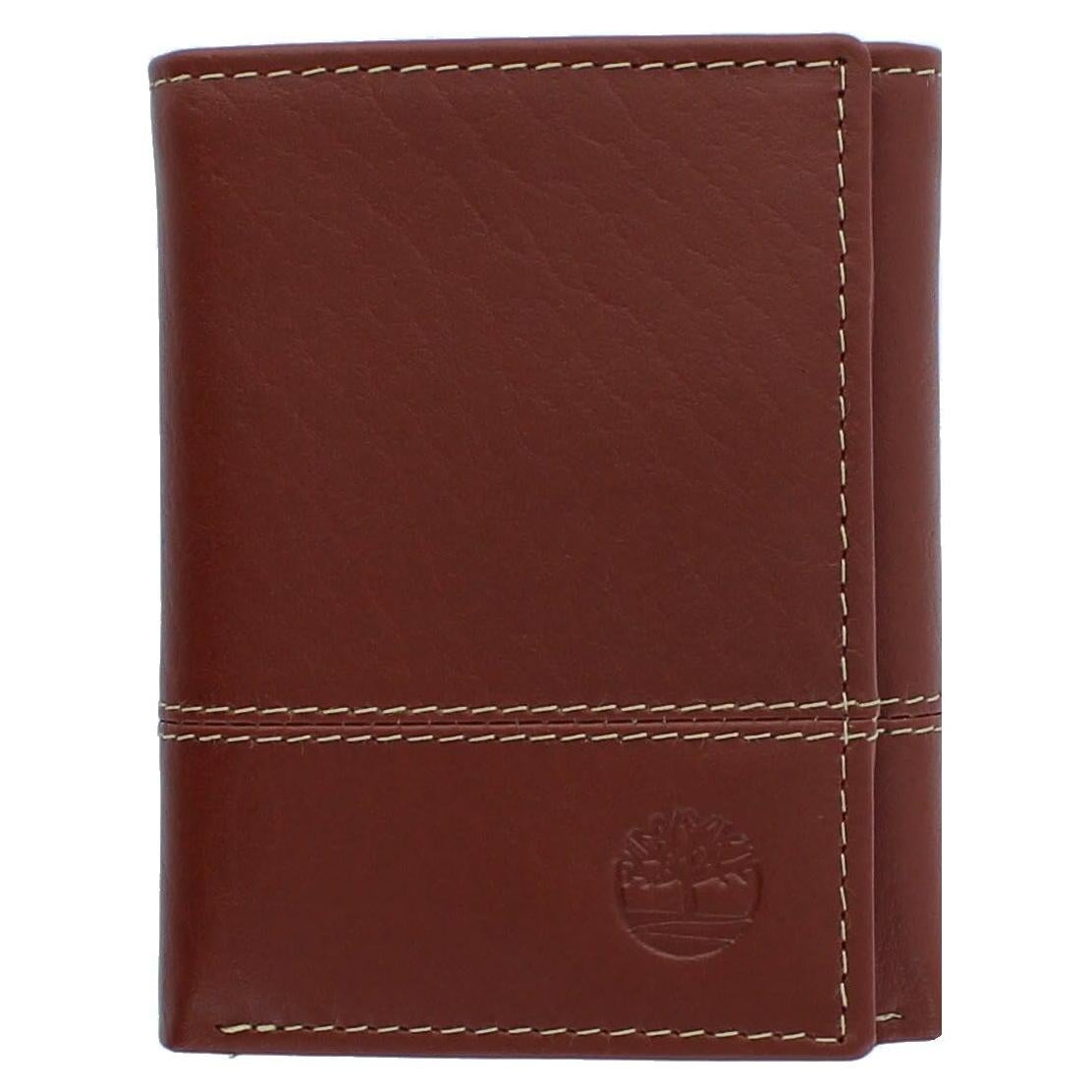 Billetera Trifold de Cuero Genuino Timberland con Bloqueo RFID