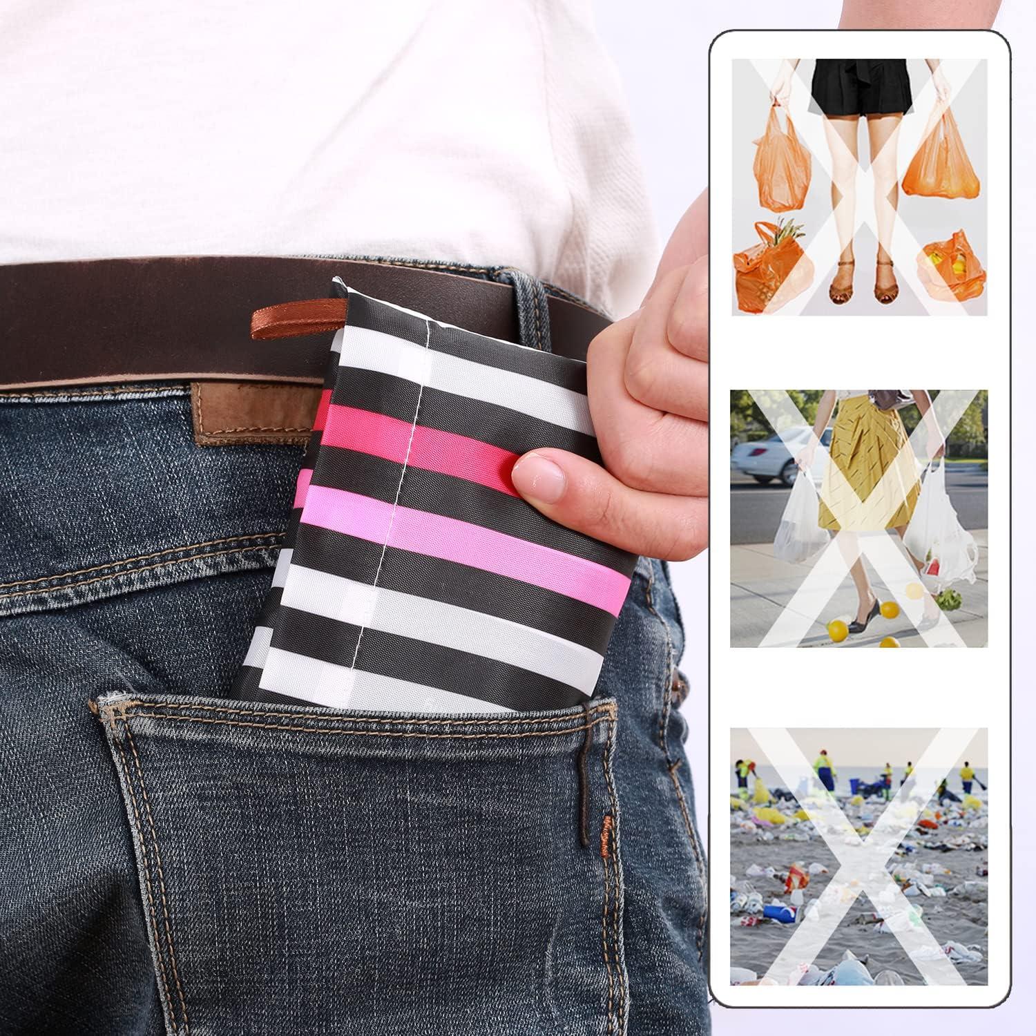 Bolsas de Compras Reutilizables KINGMAS Plegables Ecológicas 50 cm