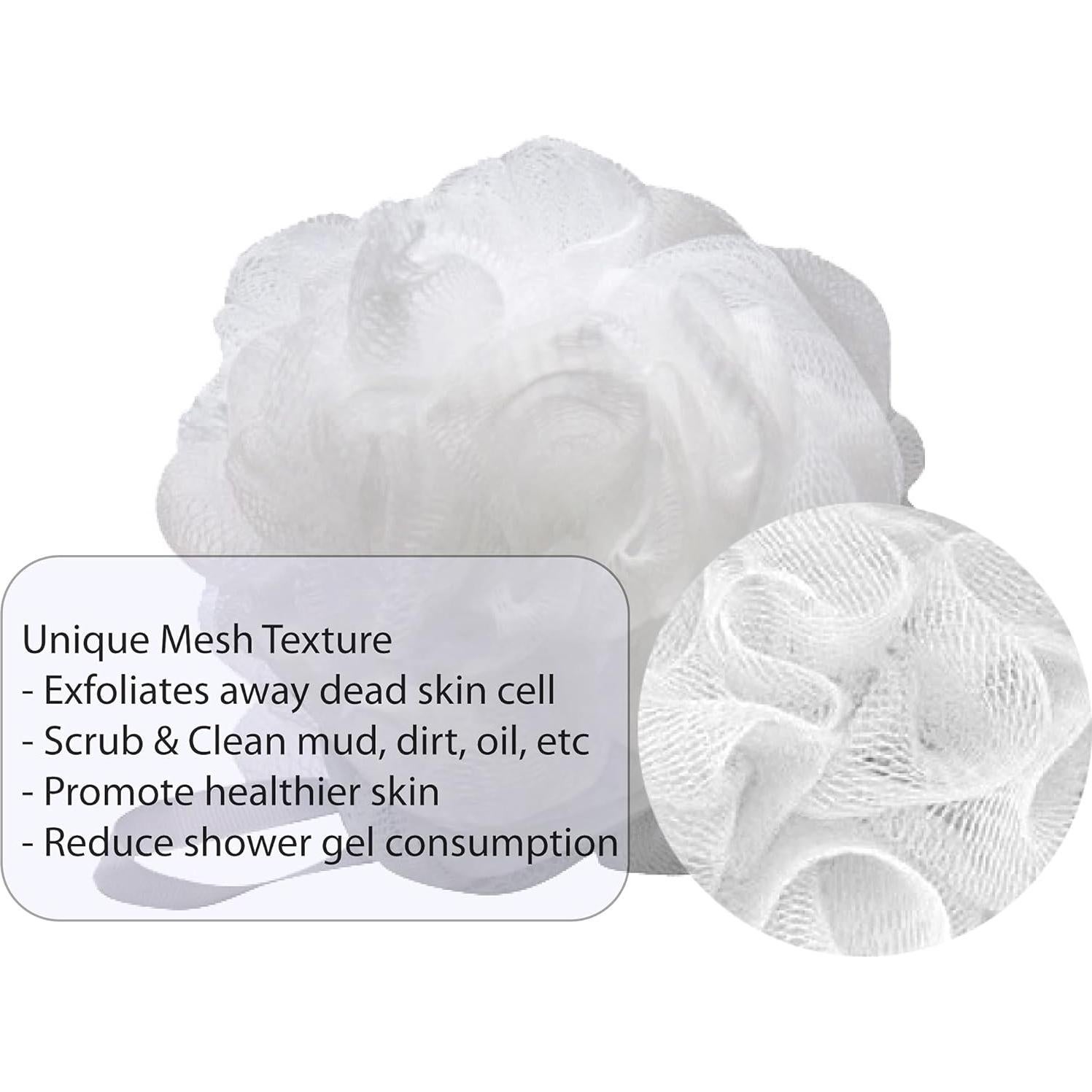 Esponja de Baño de Malla Aquasentials - Paquete de 8 Multicolor