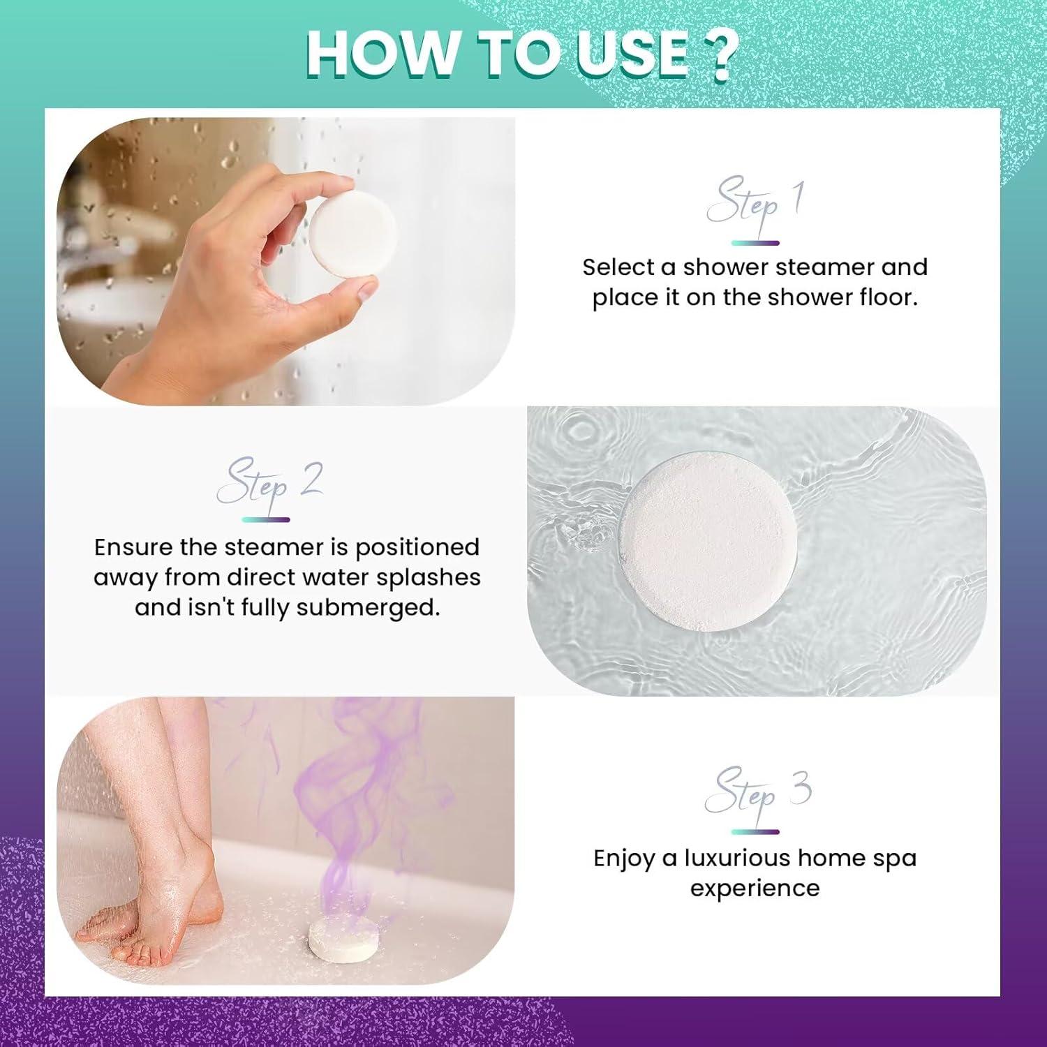 Bombas de Ducha Aromaterapia BodyRefresh - Paquete de 8