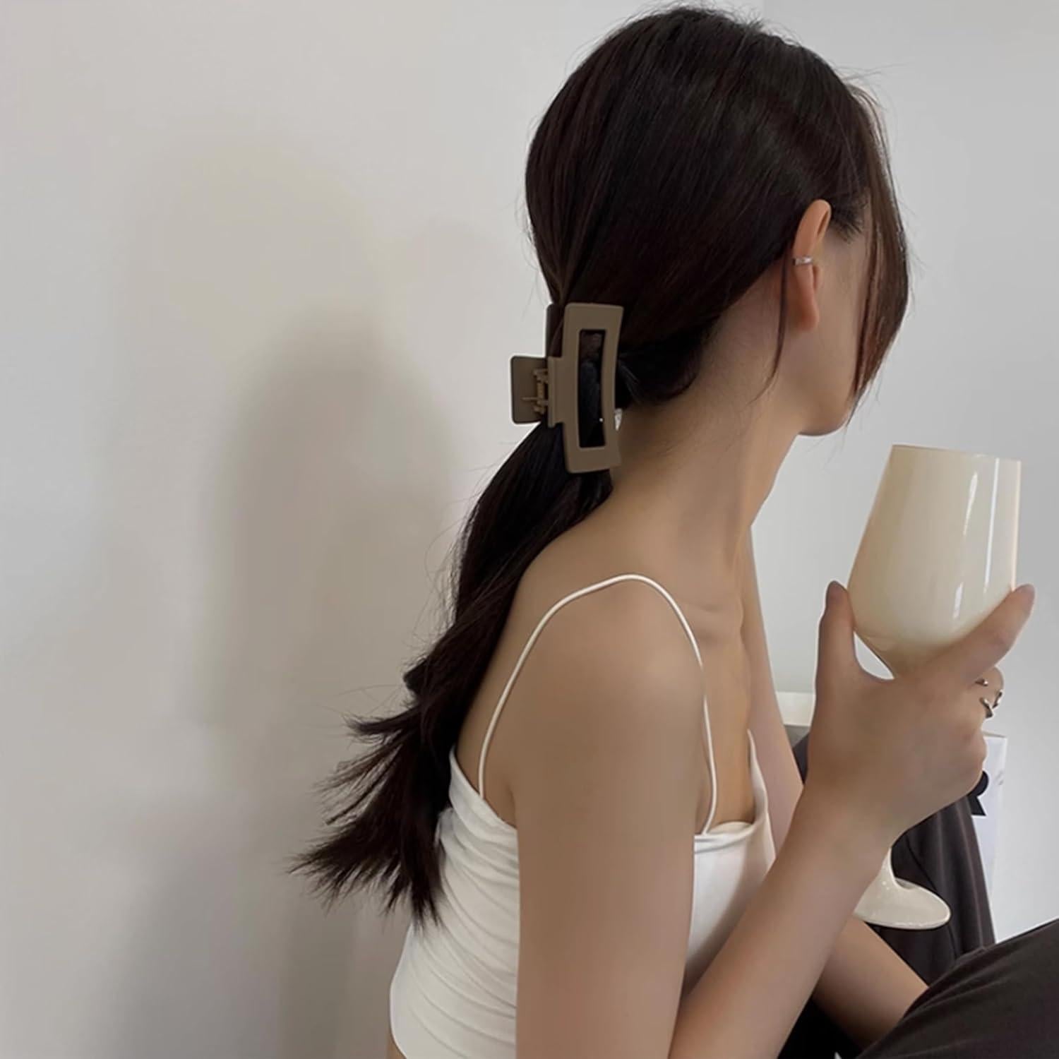 6 Clips de Garra para Cabello Sunolga - Antideslizantes y Ligeros