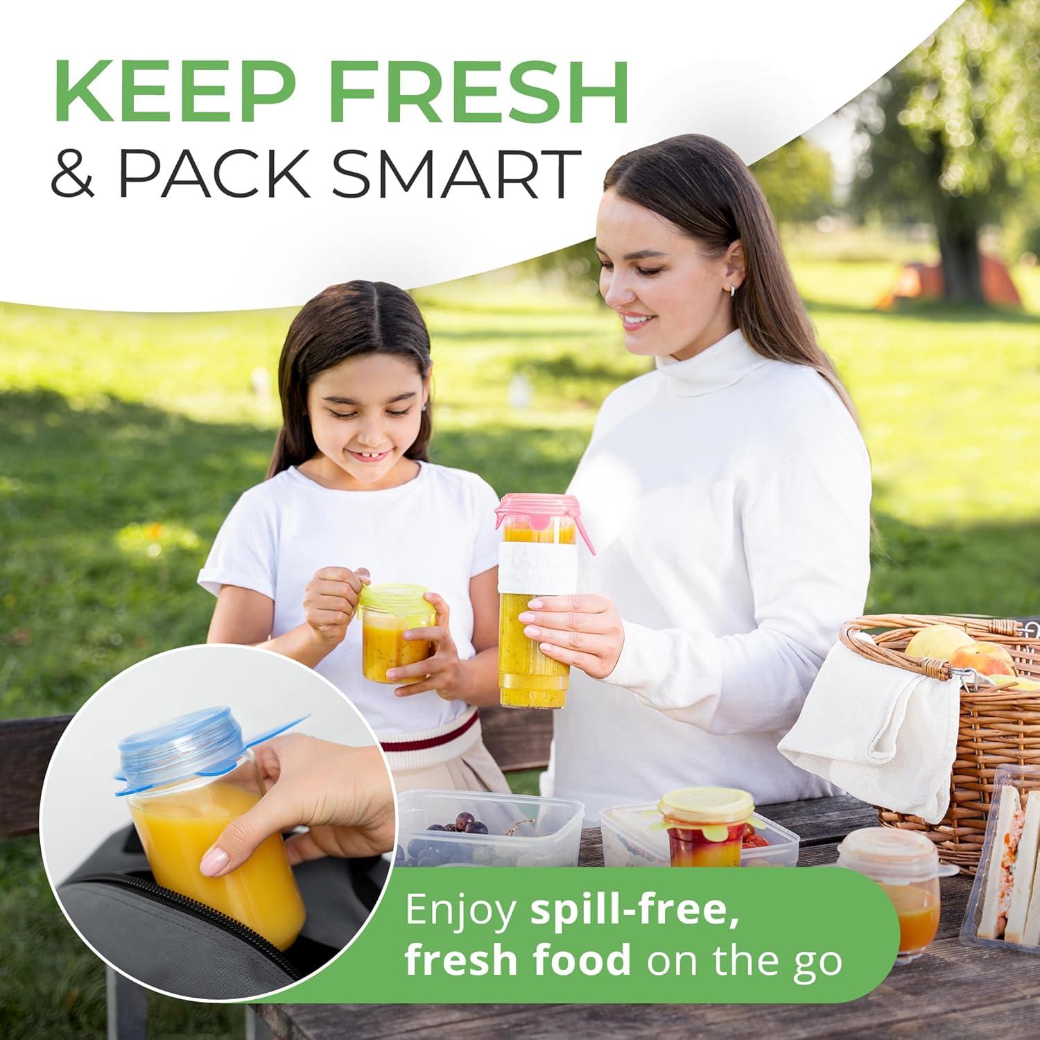 Tapa de Silicona Orblue 6 Piezas 8.9 cm para Alimentos