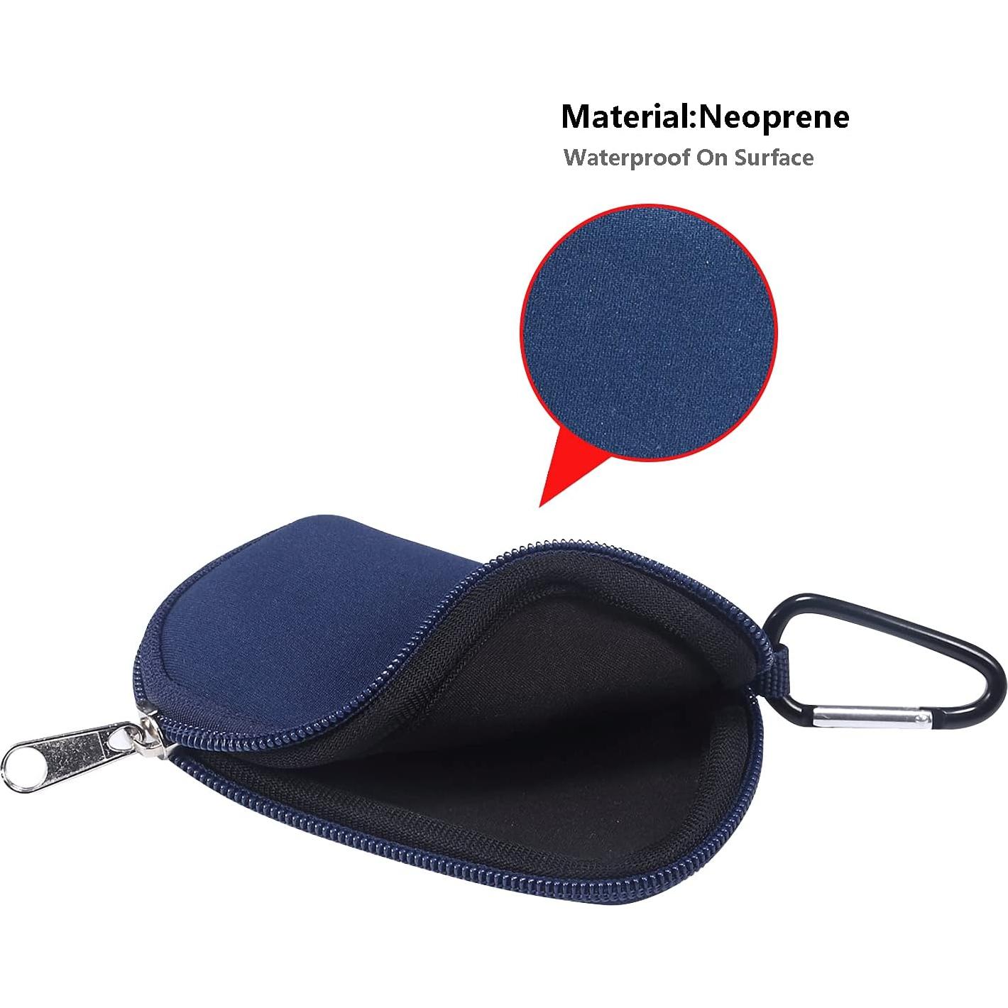 Estuche de transporte ZORSOME para auriculares Bluetooth azul