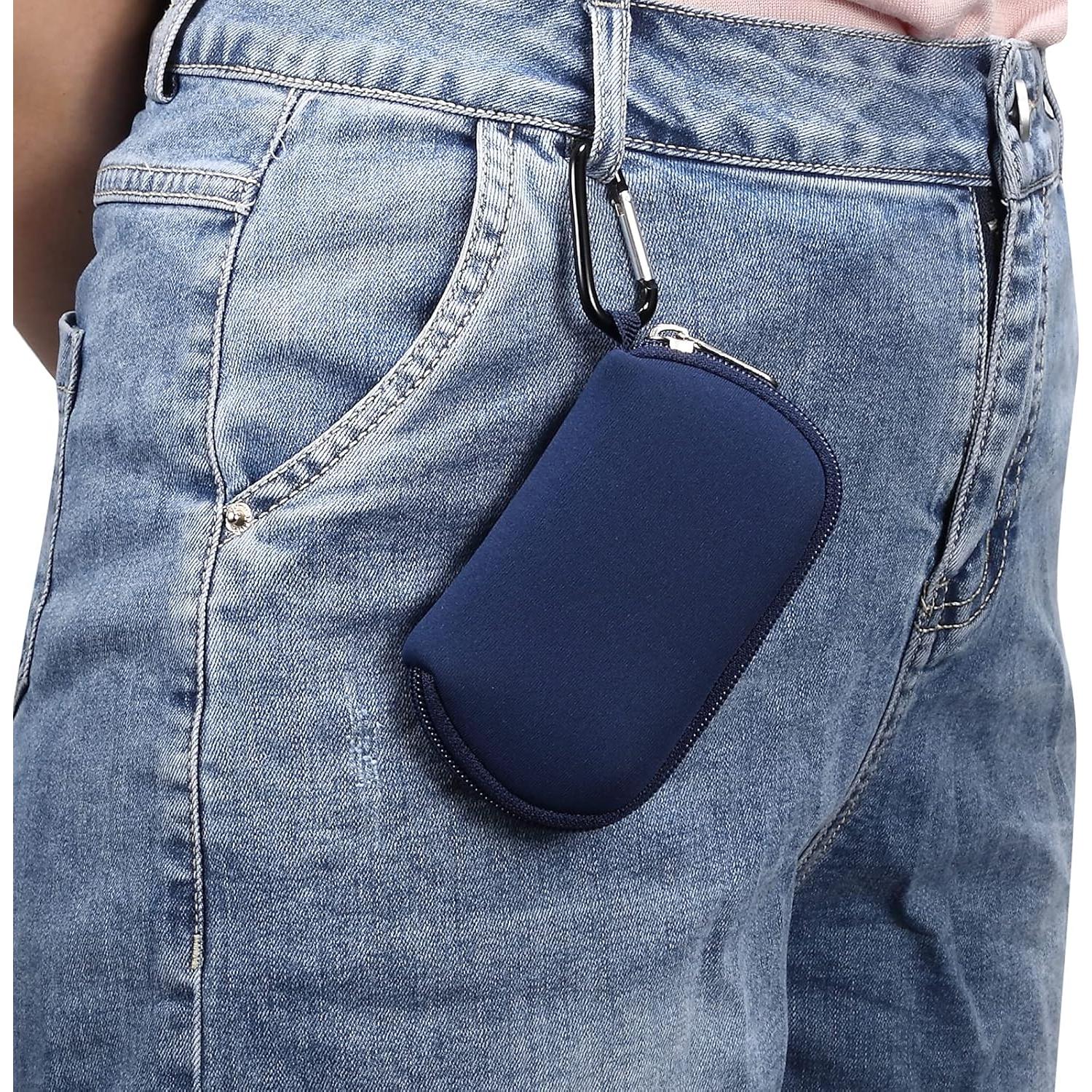 Estuche de transporte ZORSOME para auriculares Bluetooth azul