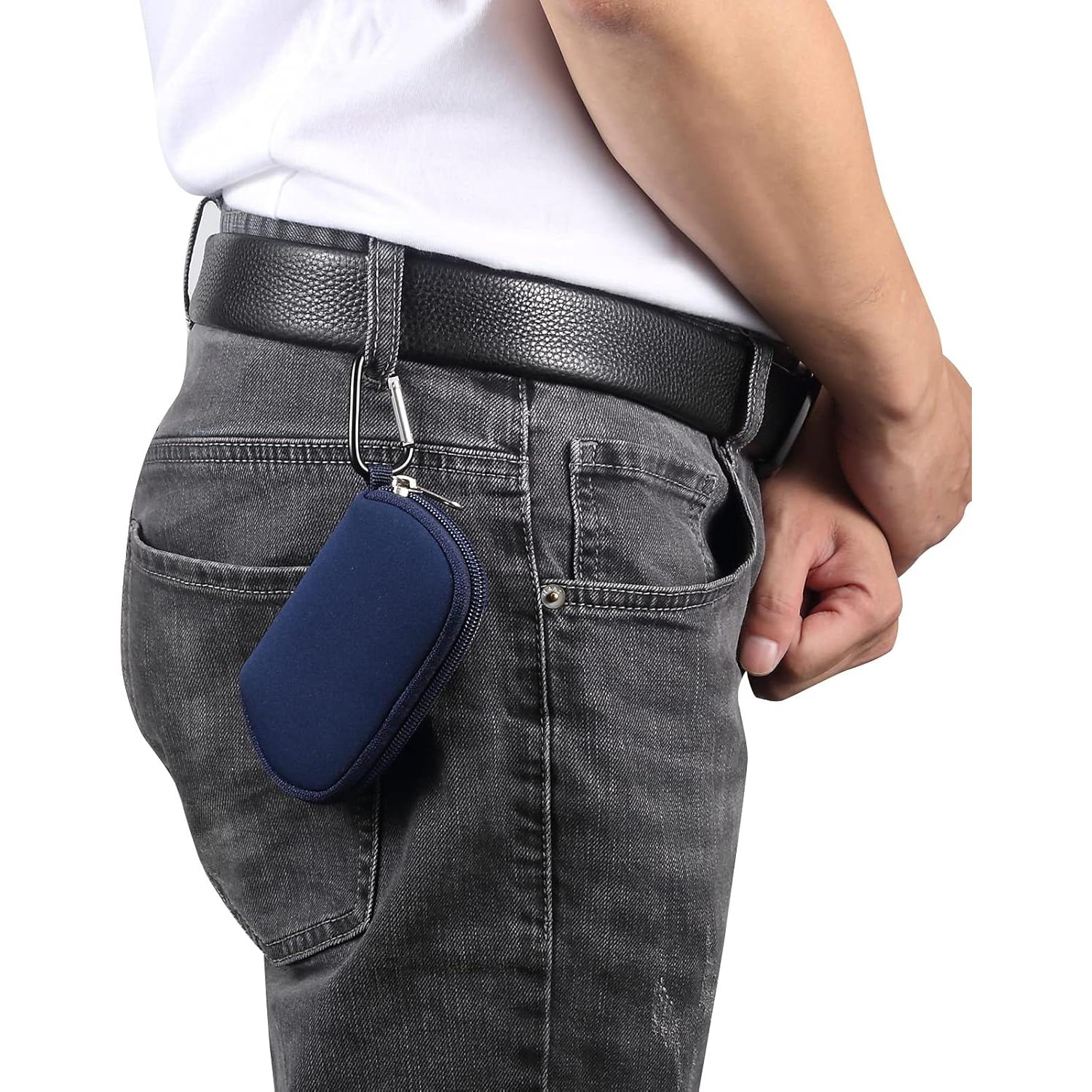 Estuche de transporte ZORSOME para auriculares Bluetooth azul