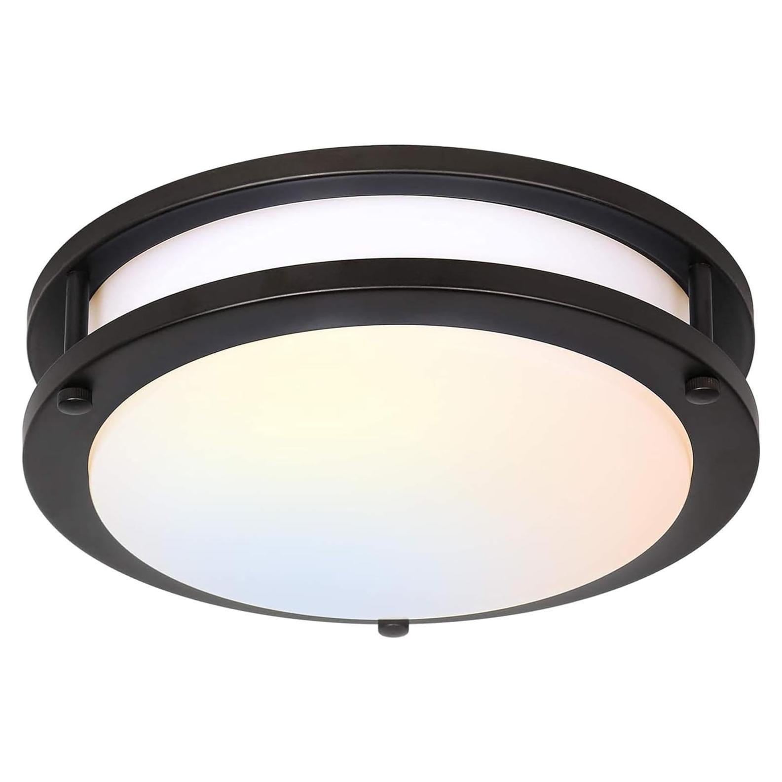 Luz de Techo LED Hykolity 25.4 cm 17W Regulable Bronce