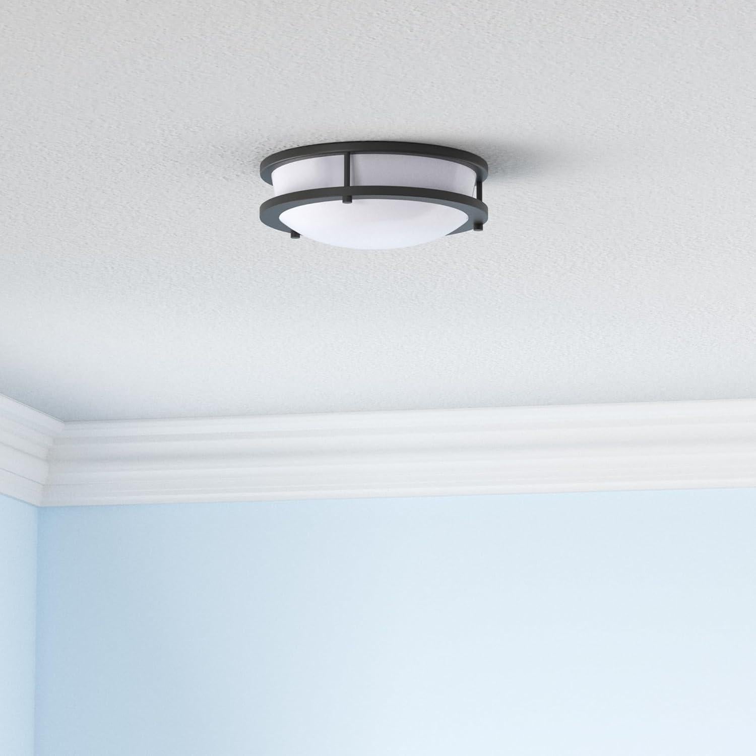 Luz de Techo LED Hykolity 25.4 cm 17W Regulable Bronce