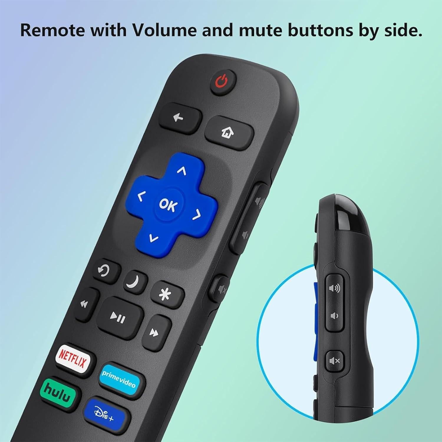 Control Remoto Universal LOUTOC para Televisores Roku