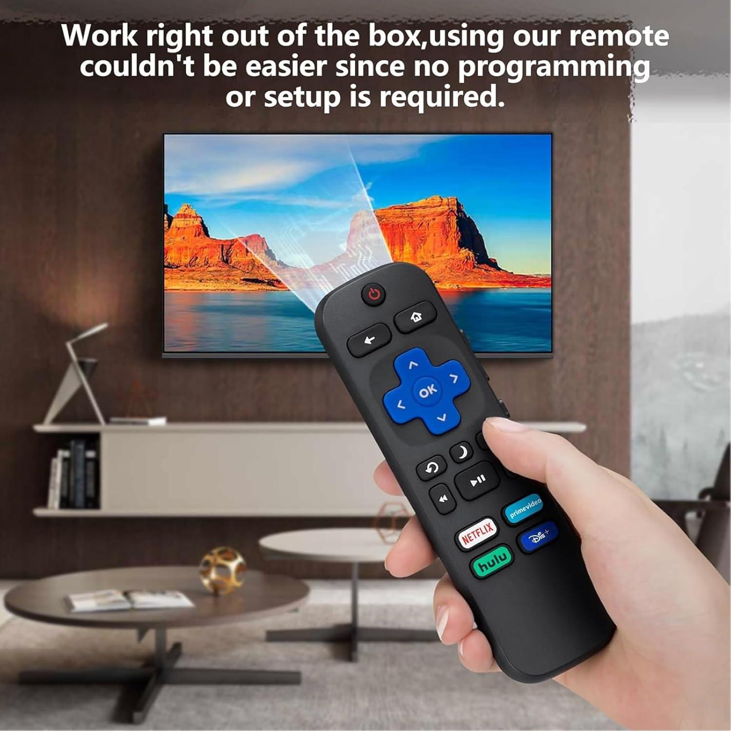 Control Remoto Universal LOUTOC para Televisores Roku