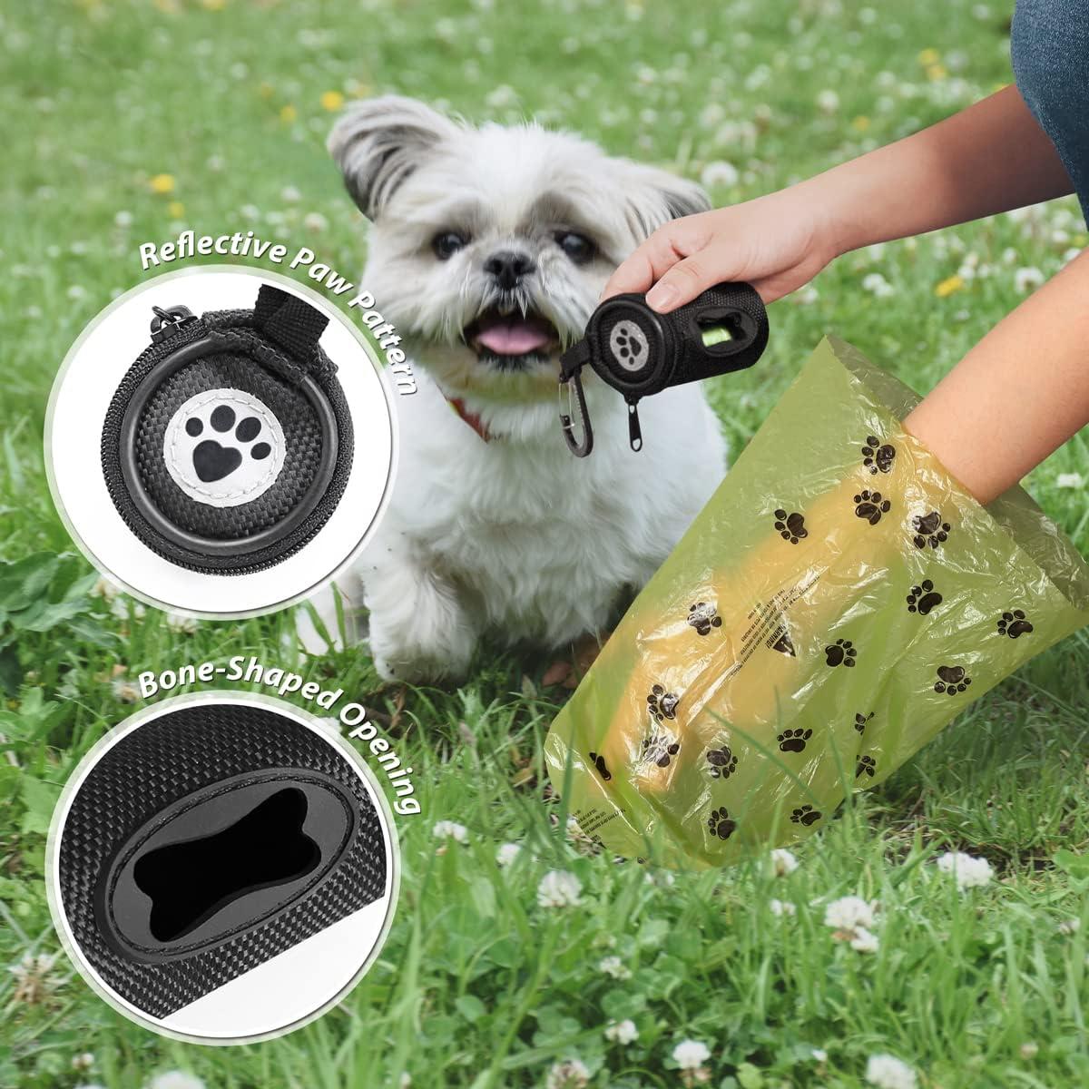 Dispensador de bolsas para excremento de perro FURHAB negro