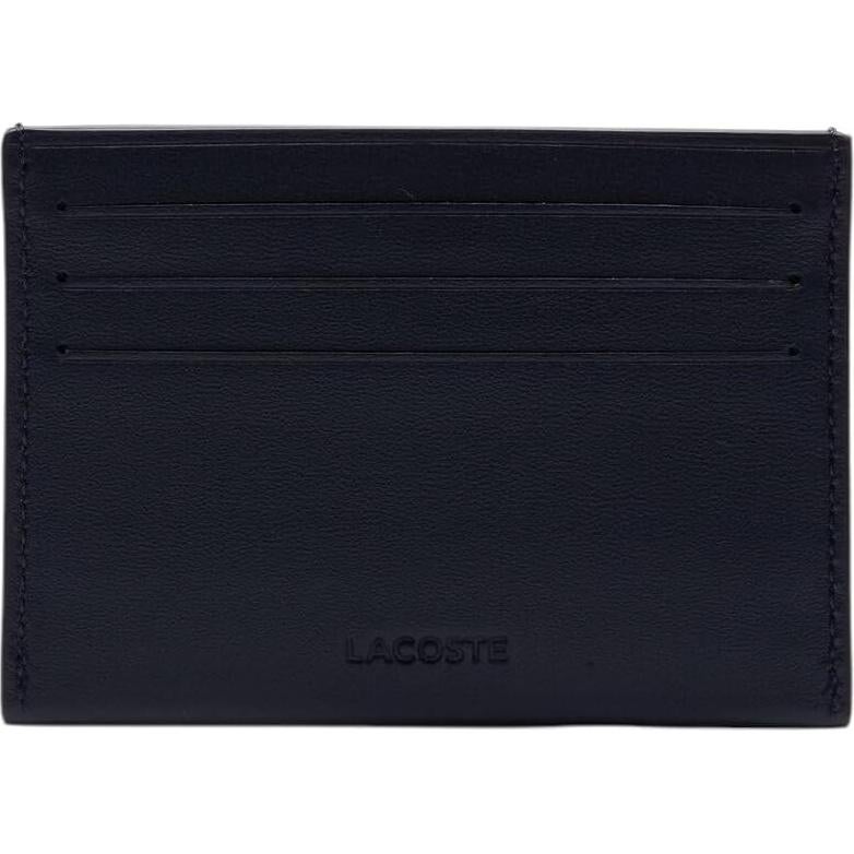 Porta Tarjetas de Cuero Lacoste Hombres Fitzgerald Marrón