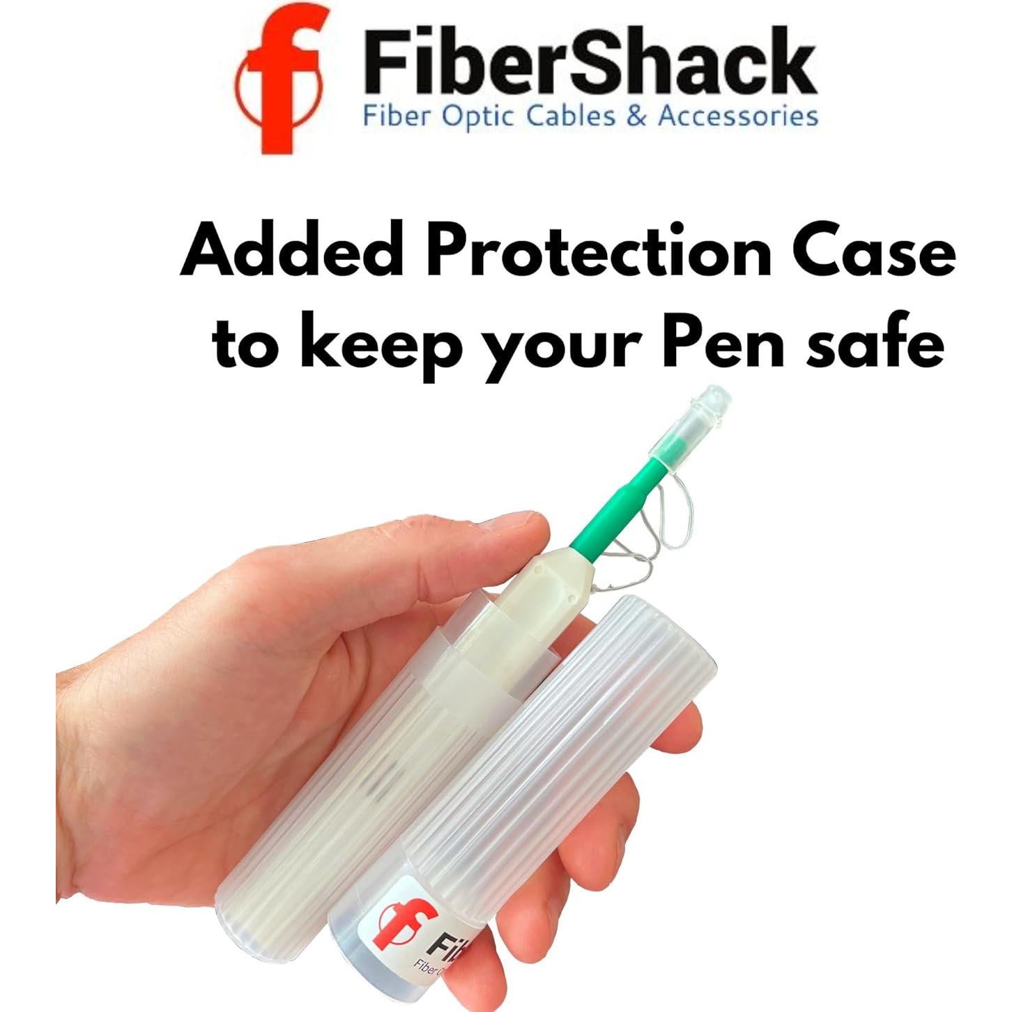 Bolígrafo Limpiador de Fibra Óptica FiberShack SC/ST - 800+ Limpiezas