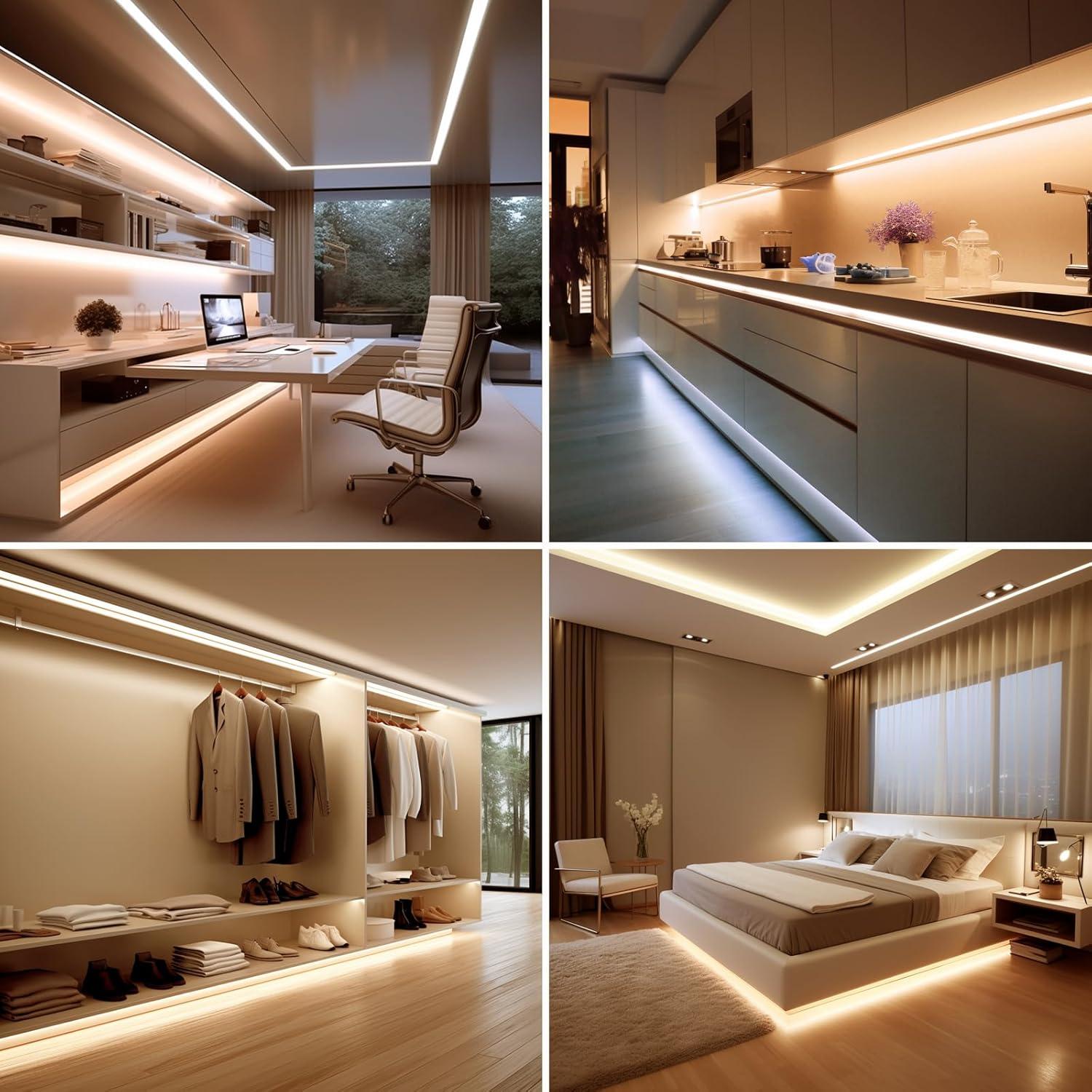 Tira LED COB 24V 20m ZHONG YI 3000K 312LEDs/m 11W/m